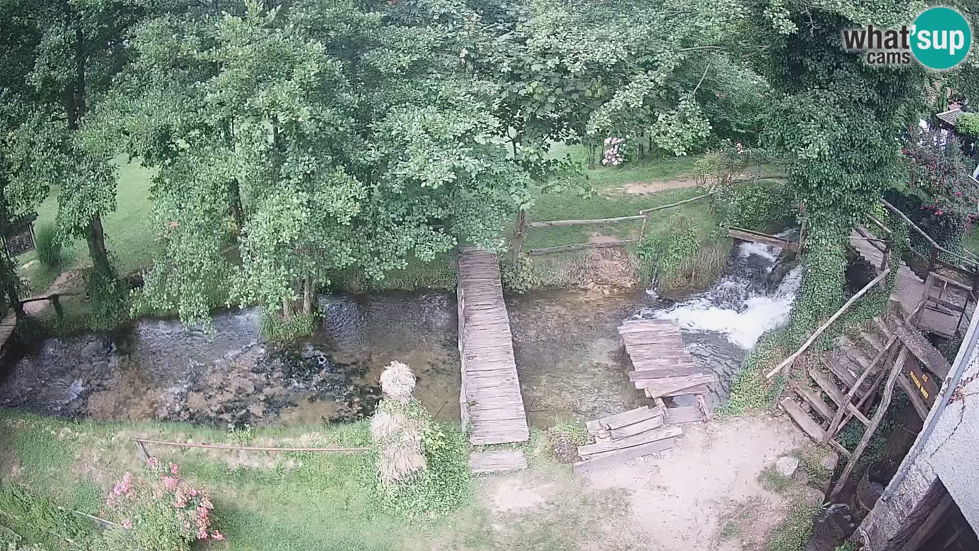 lagos en el río Slunjčica en Rastoke