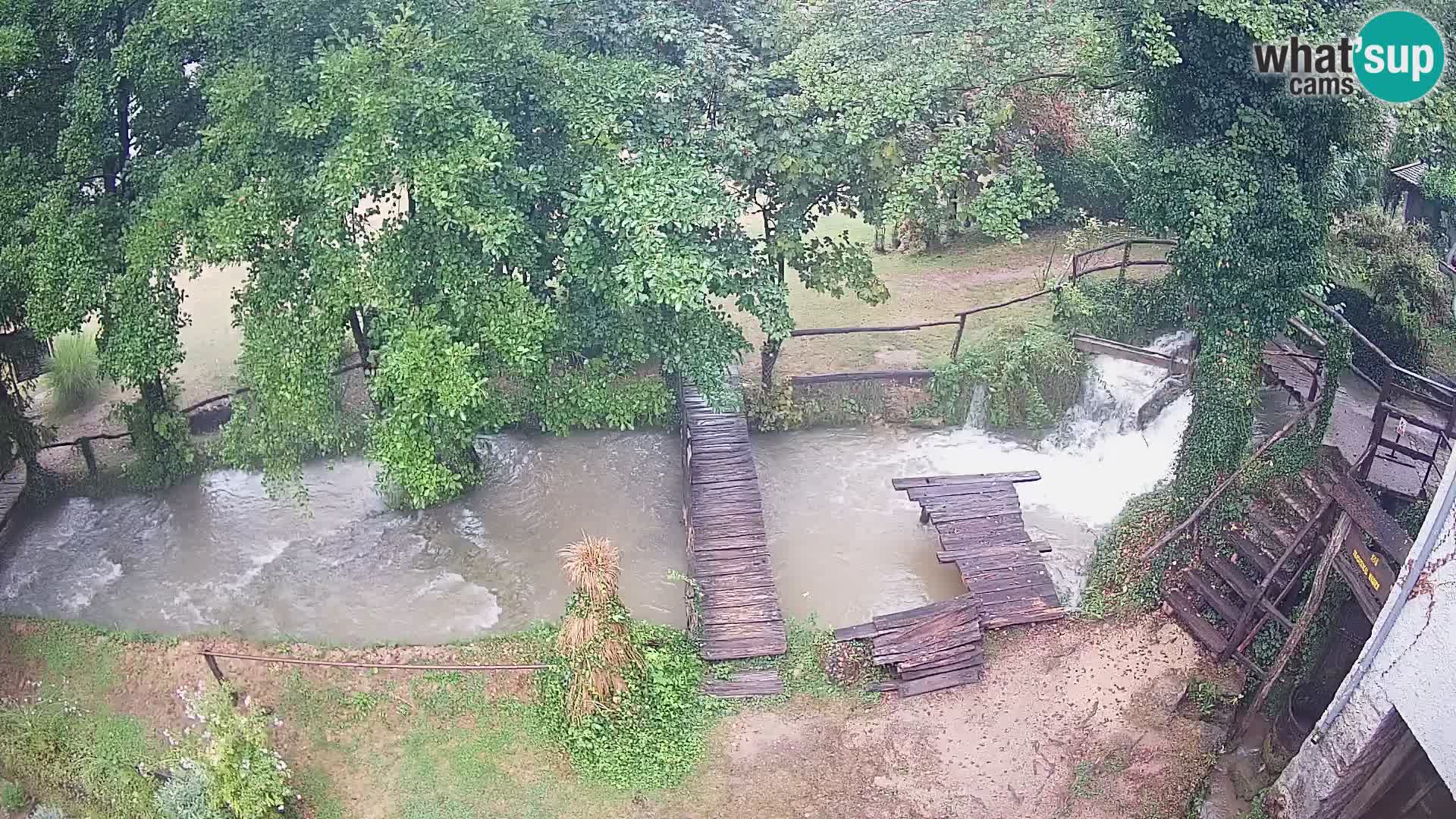 Seen auf dem Fluss Slunjčica in Rastoke