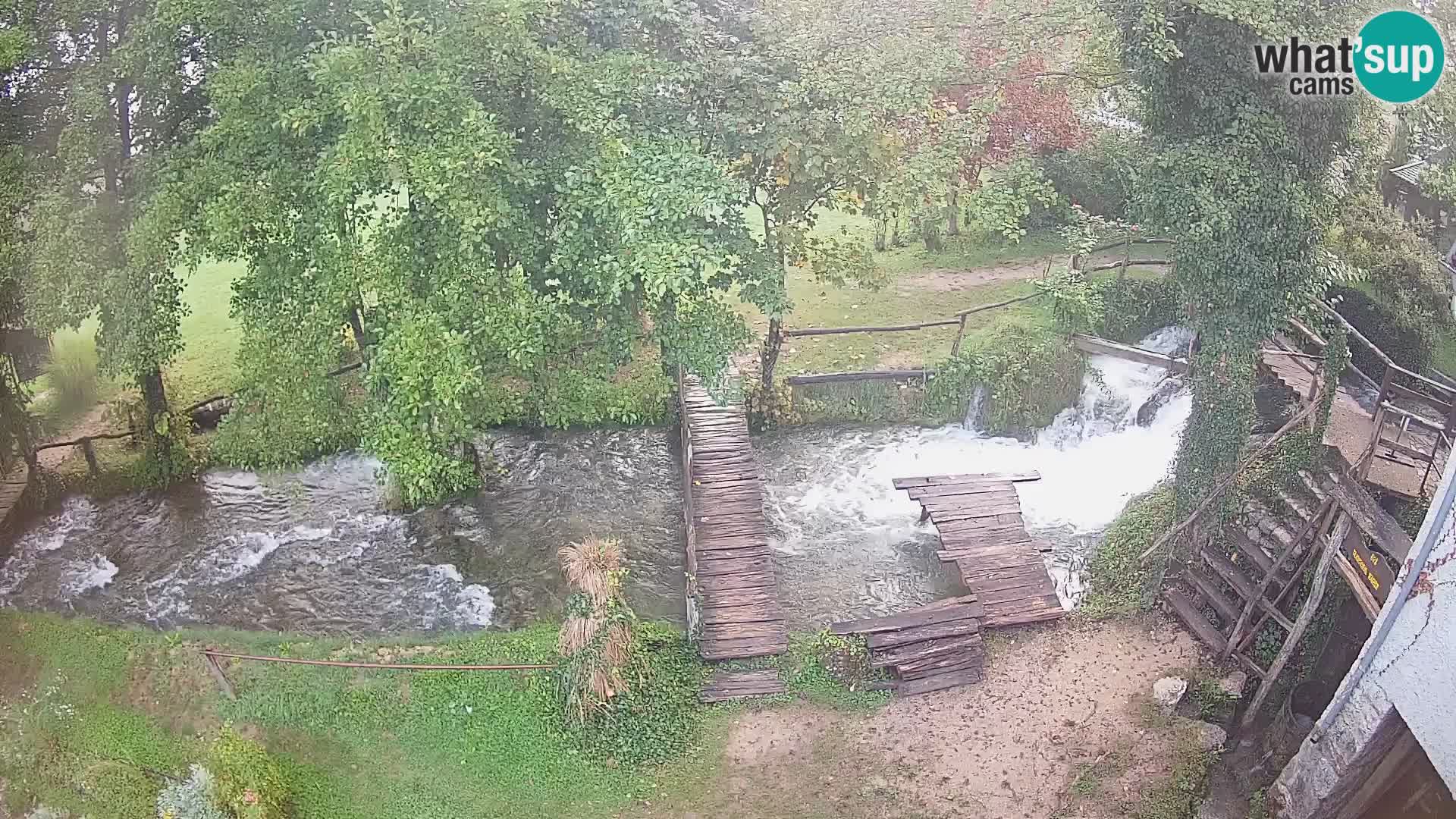 Jezera na reki Slunjčica v Rastokah