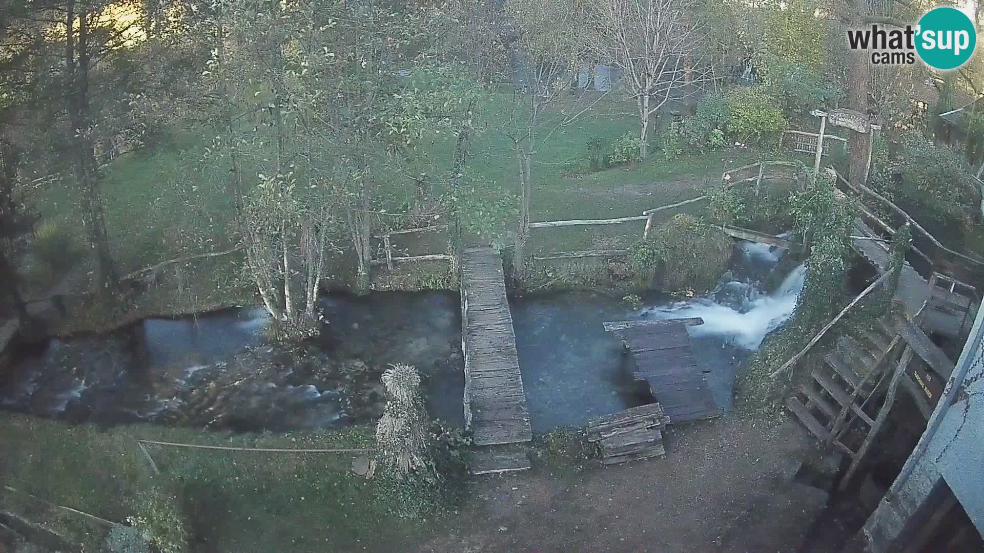 Seen auf dem Fluss Slunjčica in Rastoke