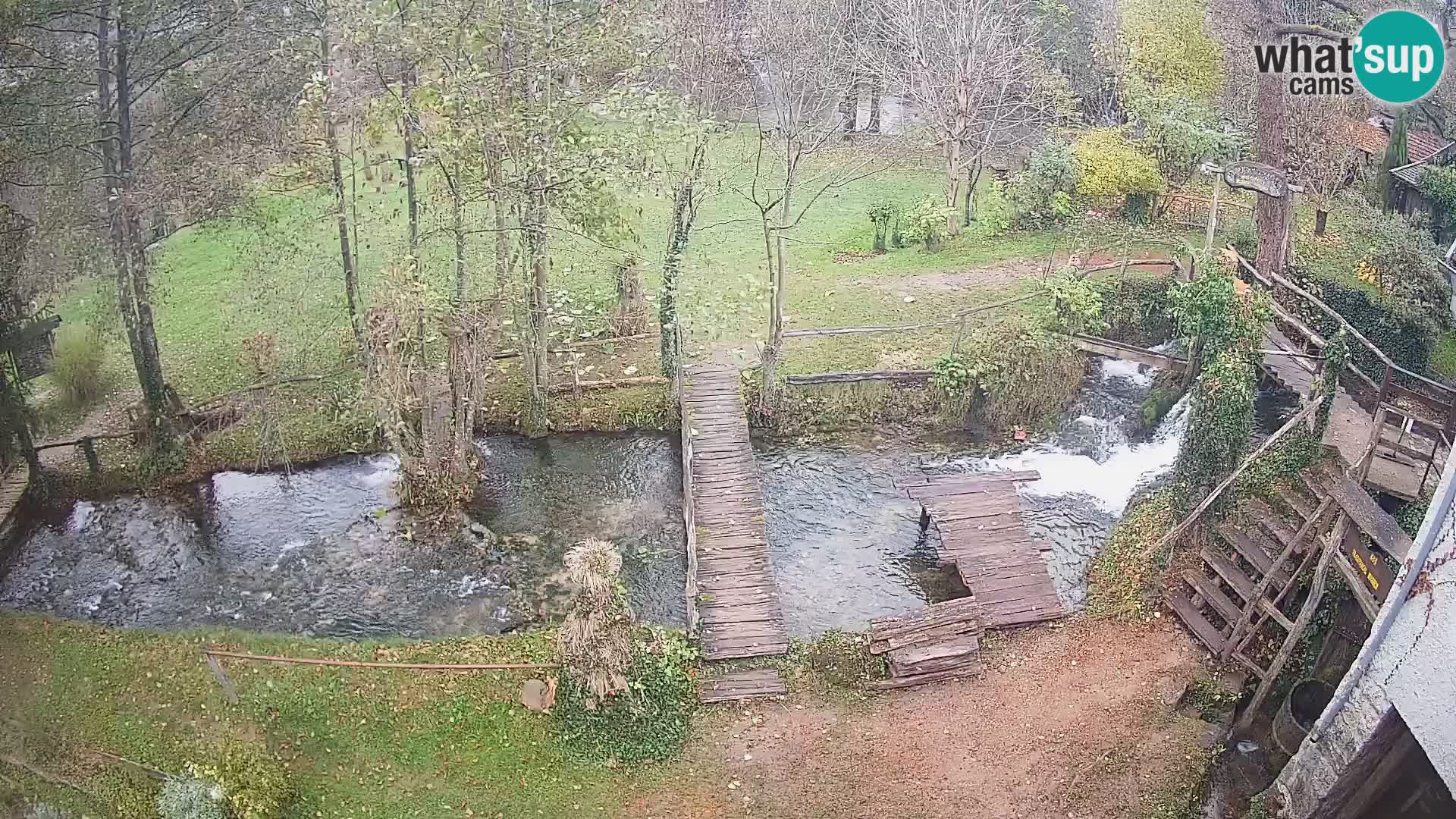 Seen auf dem Fluss Slunjčica in Rastoke