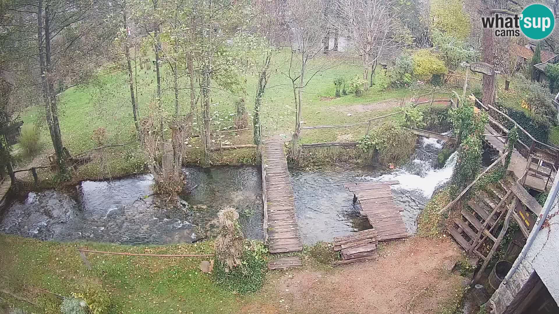 Seen auf dem Fluss Slunjčica in Rastoke