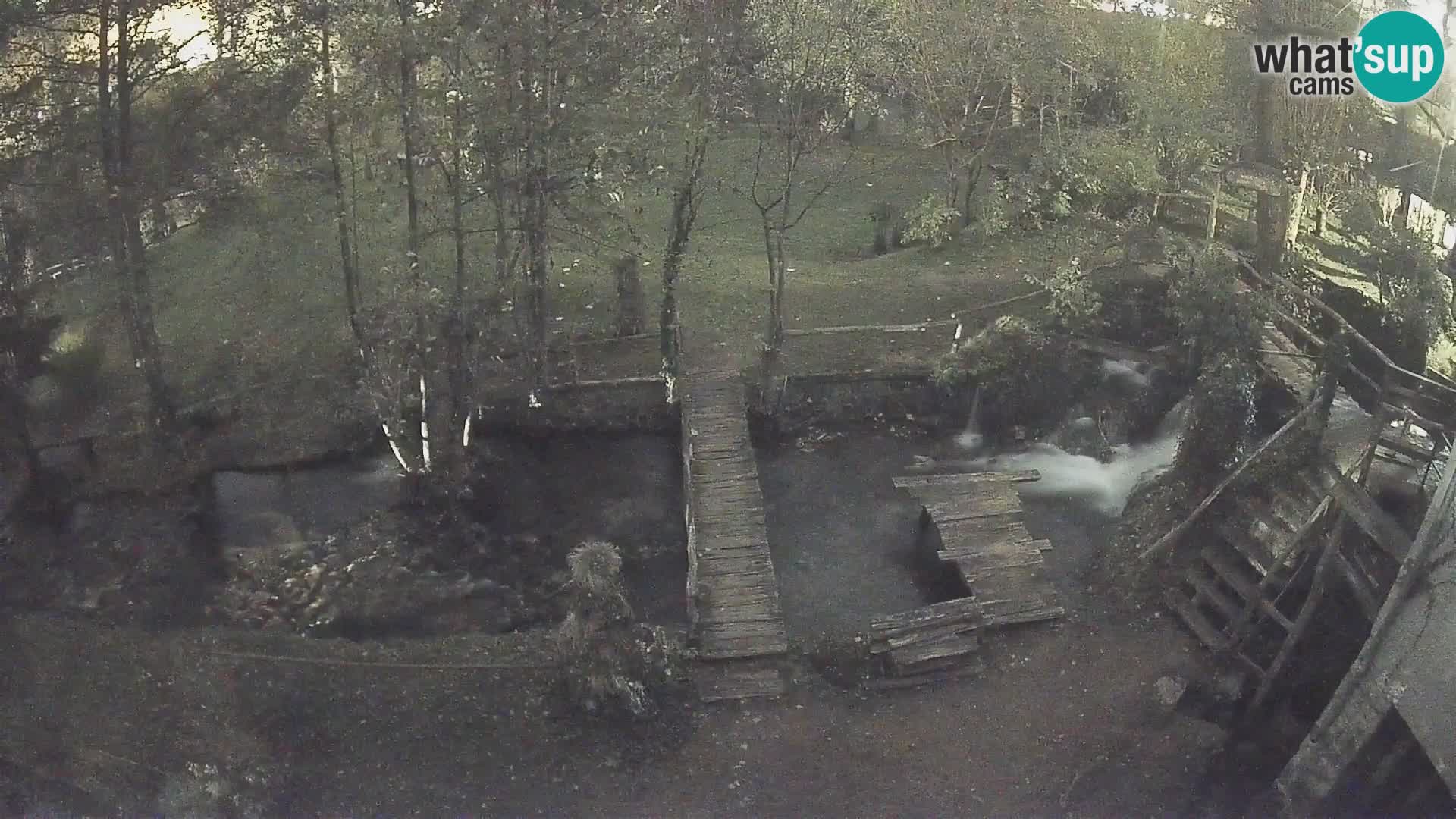 lagos en el río Slunjčica en Rastoke