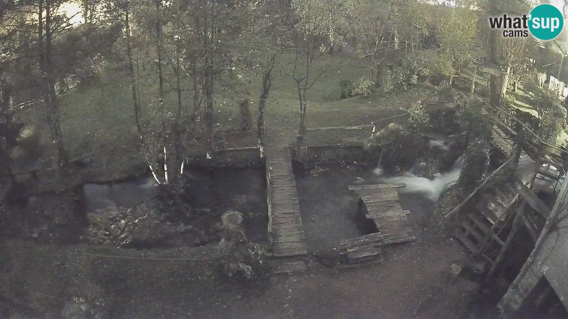 lagos en el río Slunjčica en Rastoke