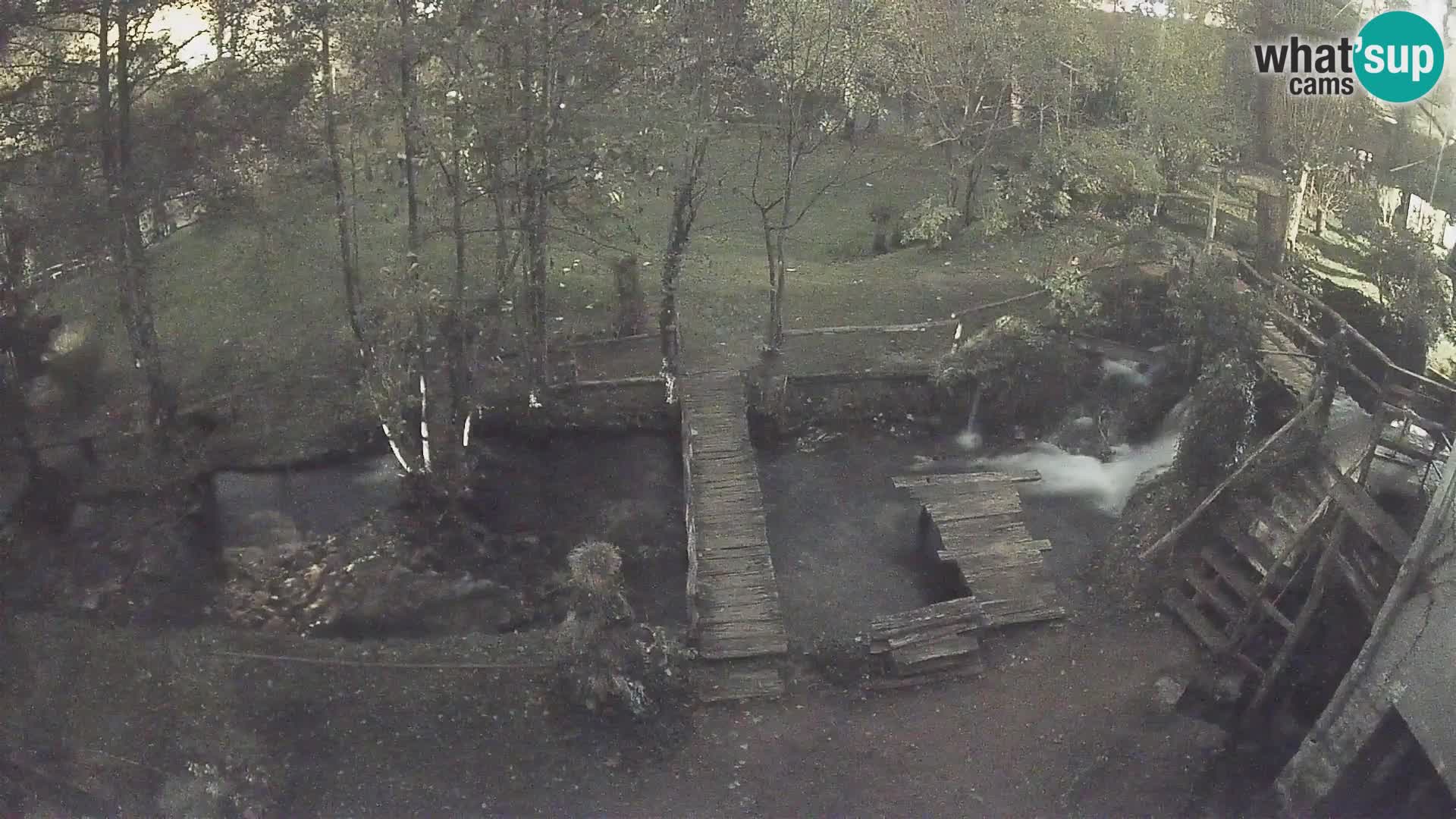 lagos en el río Slunjčica en Rastoke