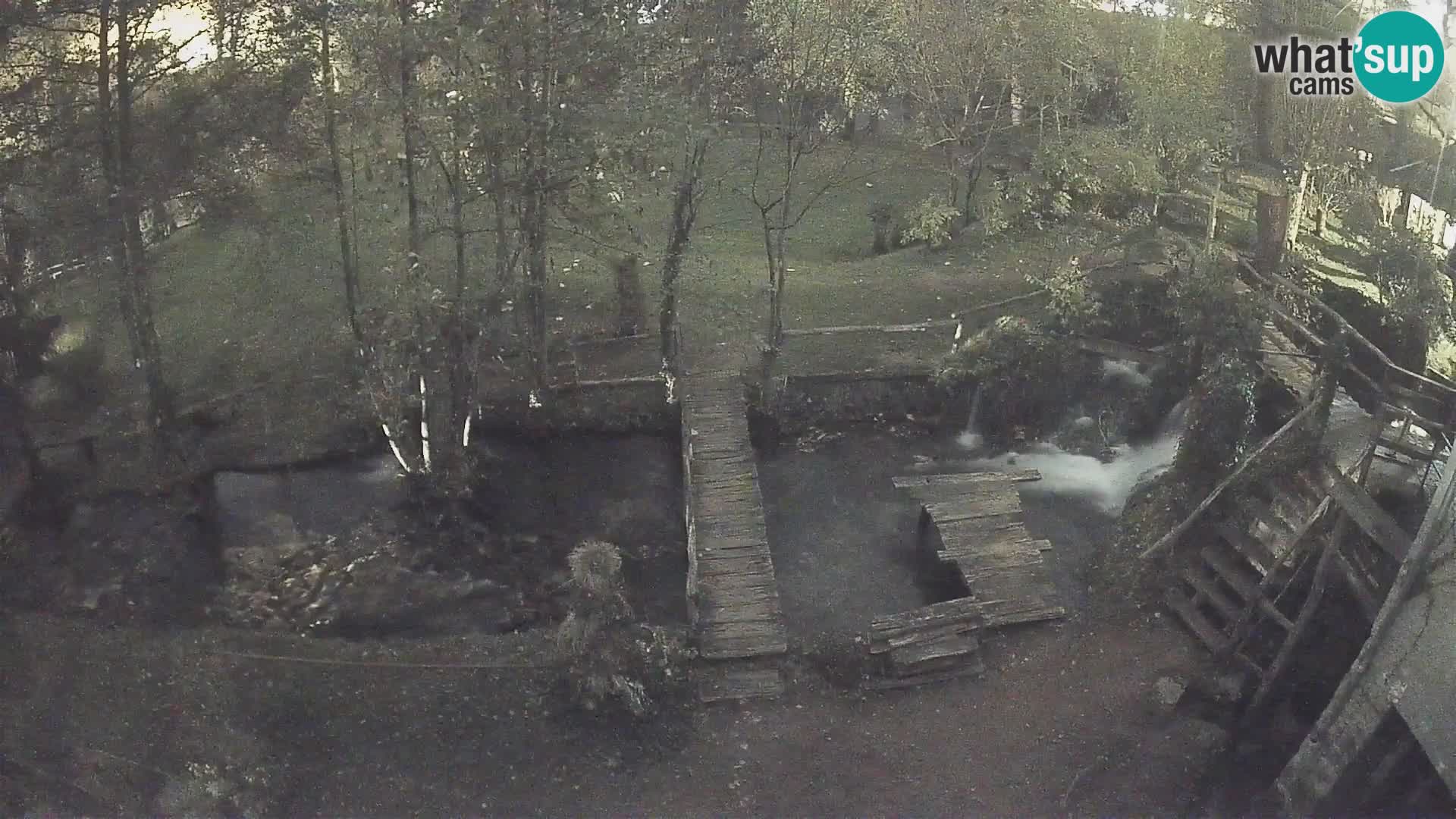 Seen auf dem Fluss Slunjčica in Rastoke