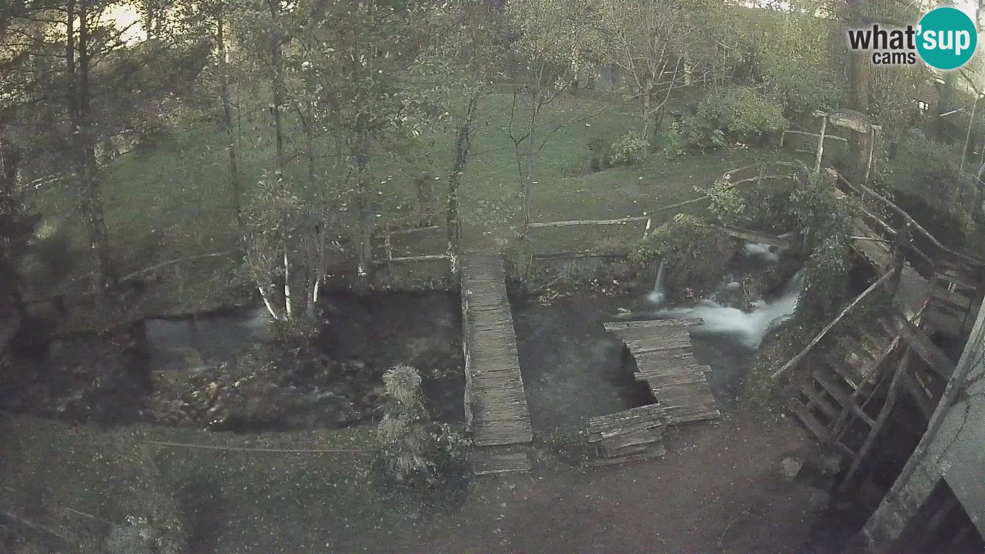 lagos en el río Slunjčica en Rastoke