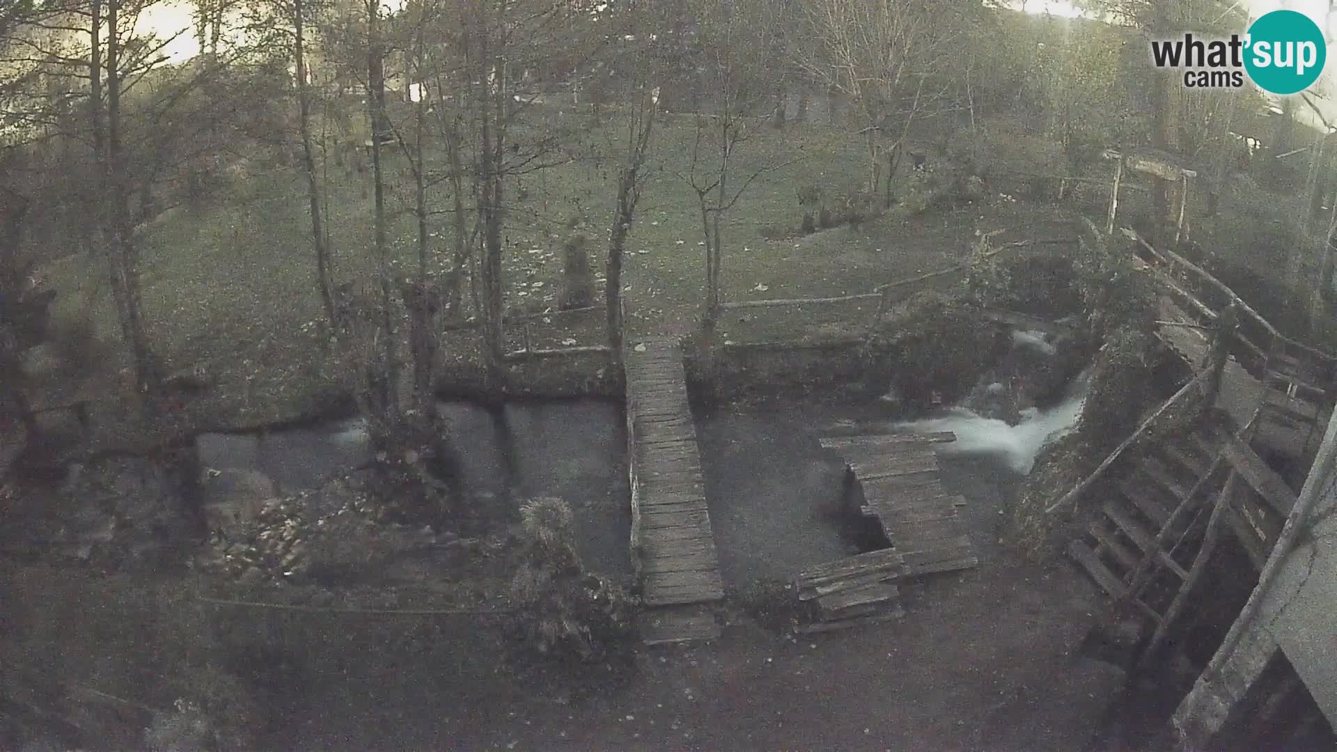 Seen auf dem Fluss Slunjčica in Rastoke