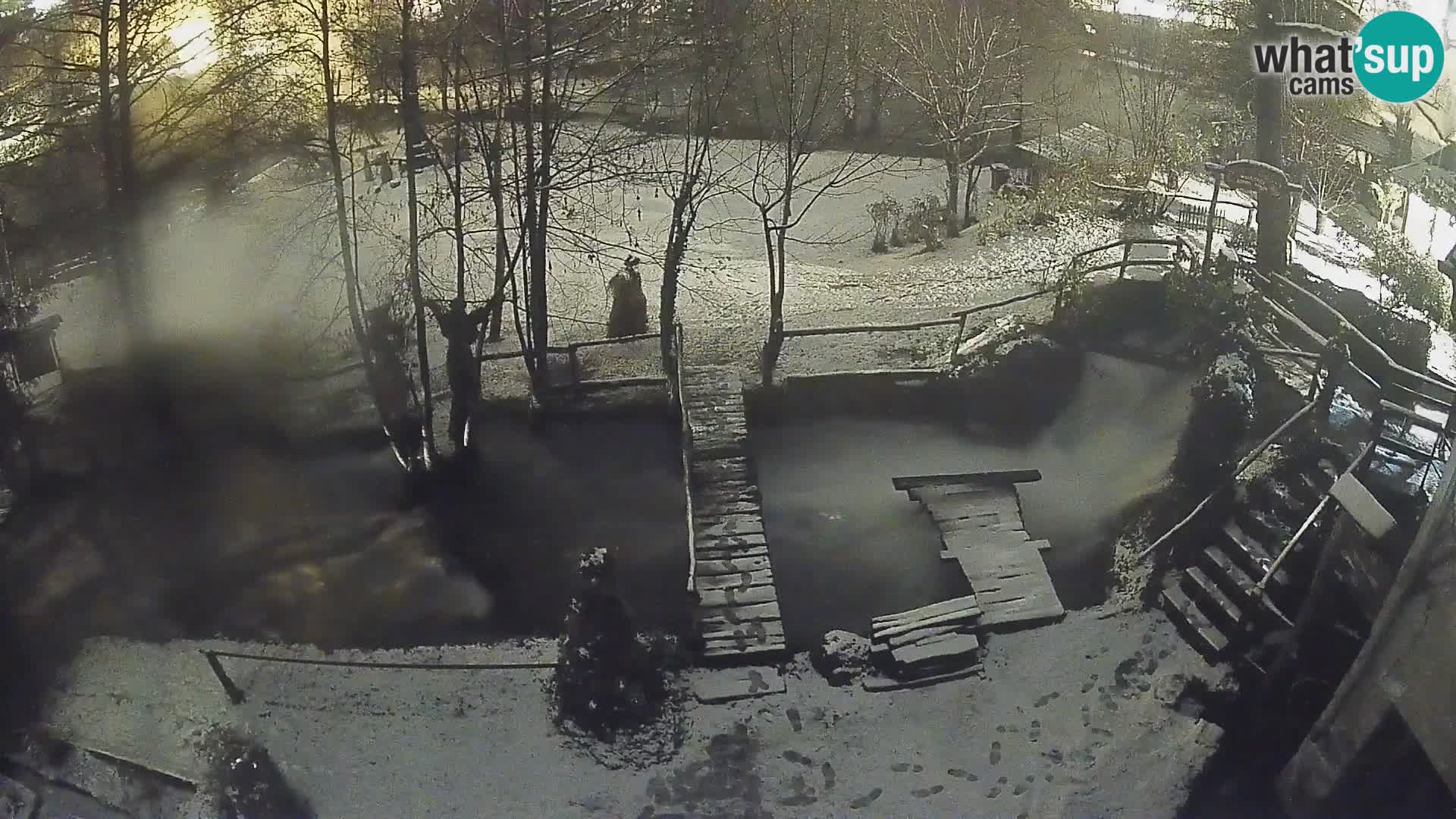 lagos en el río Slunjčica en Rastoke