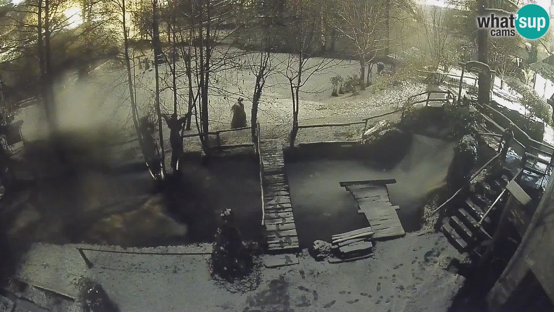 lagos en el río Slunjčica en Rastoke