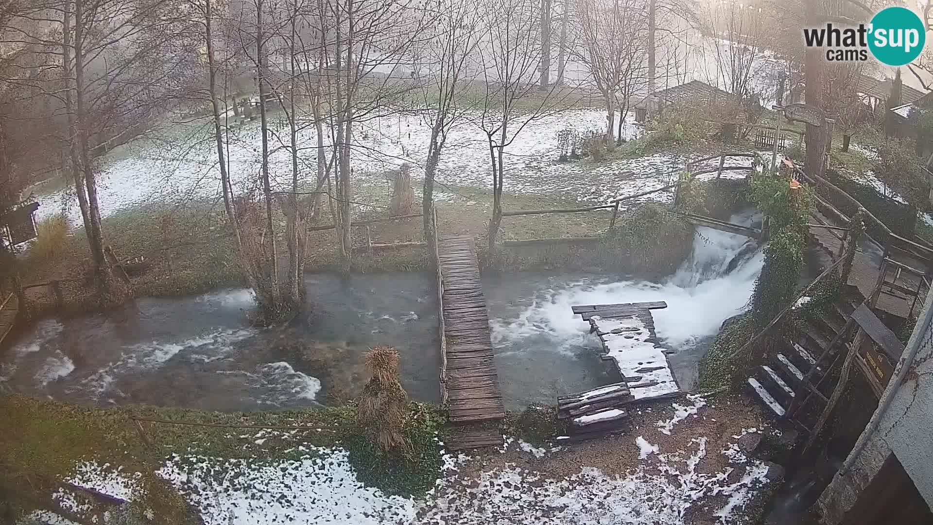 Jezera na reki Slunjčica v Rastokah