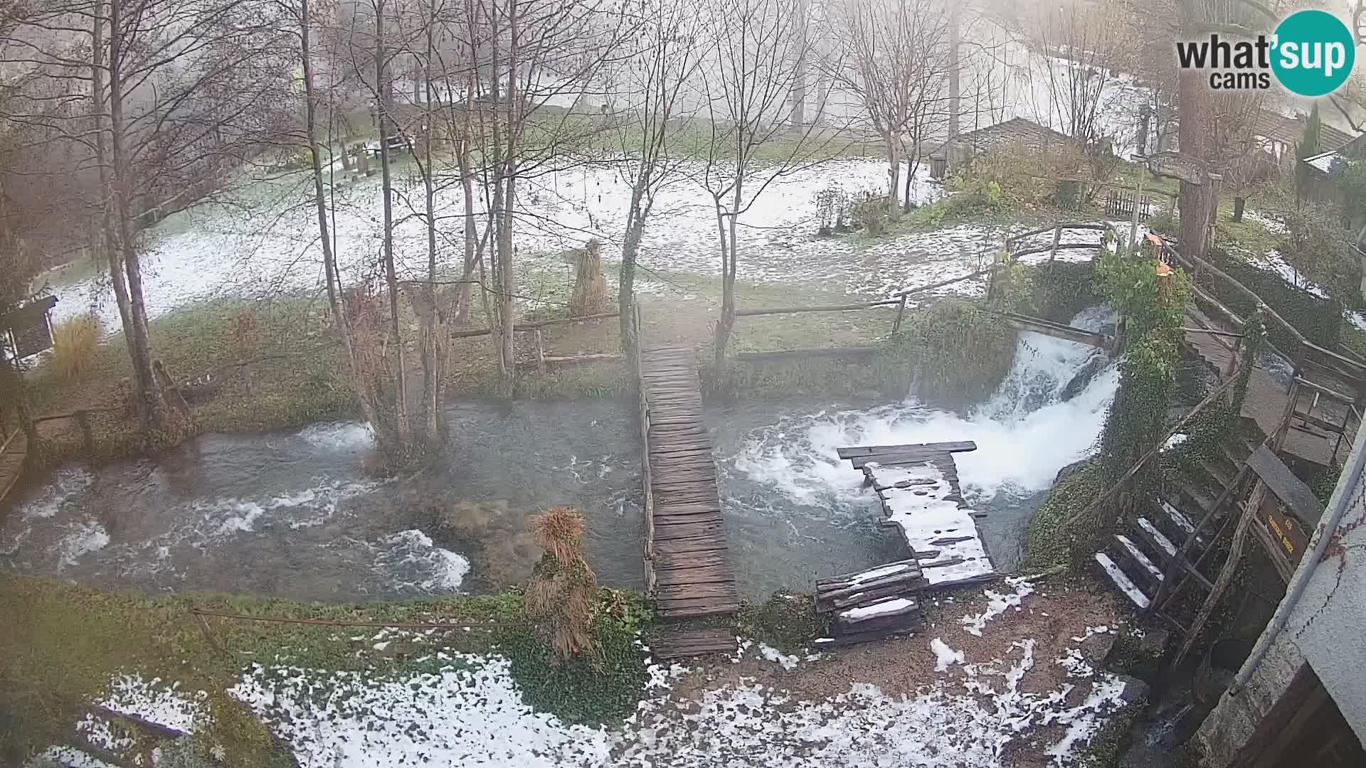 Jezera na reki Slunjčica v Rastokah