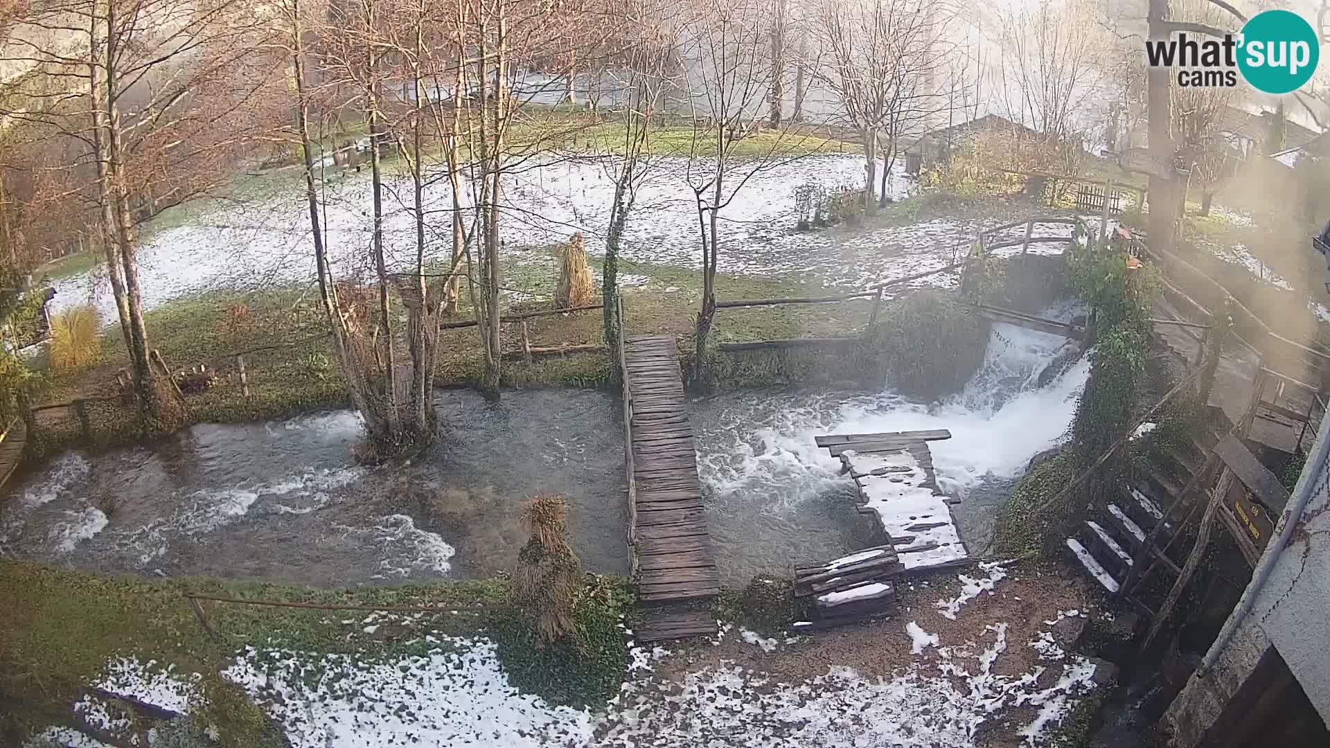 lagos en el río Slunjčica en Rastoke