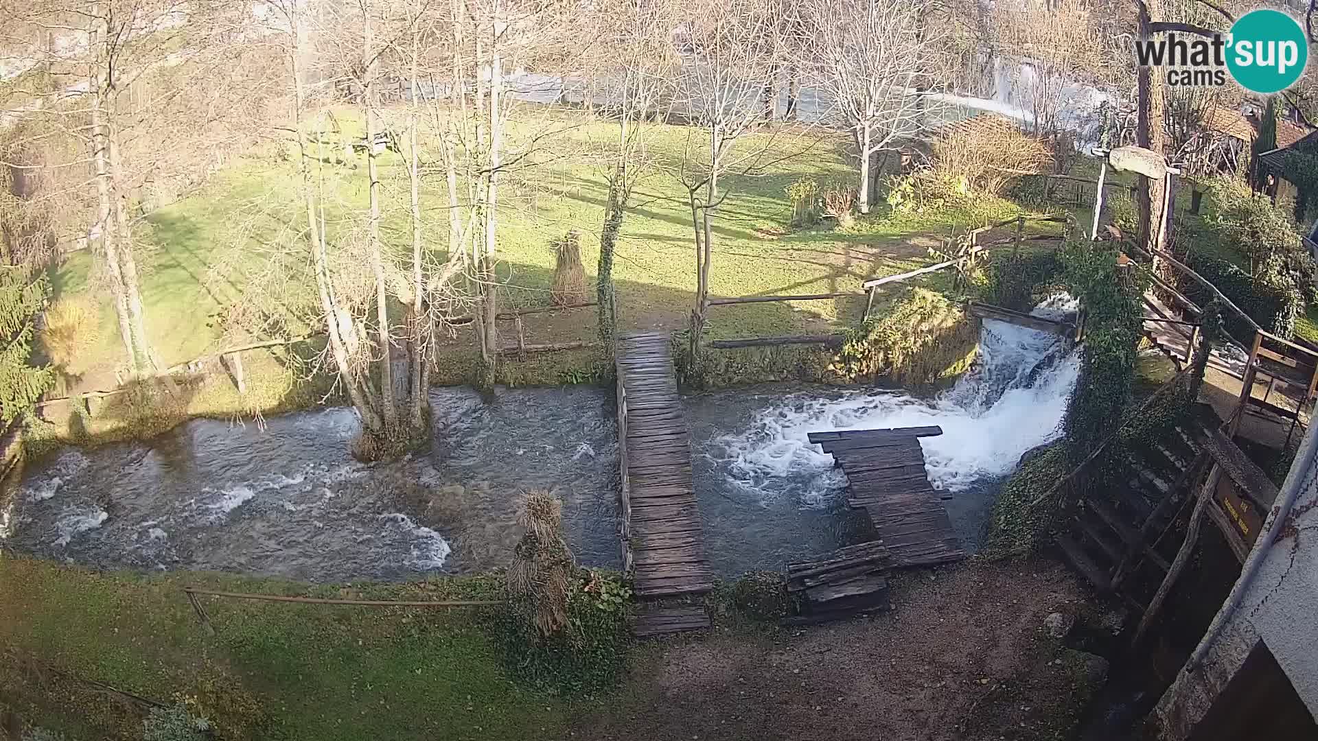 Seen auf dem Fluss Slunjčica in Rastoke