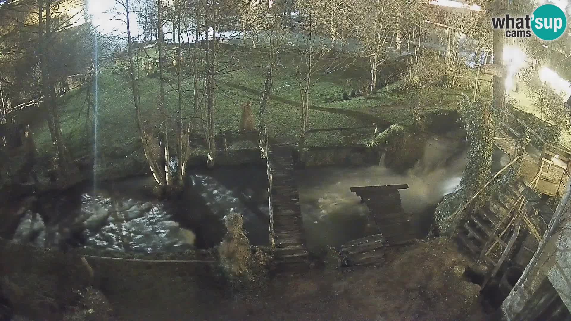 lagos en el río Slunjčica en Rastoke