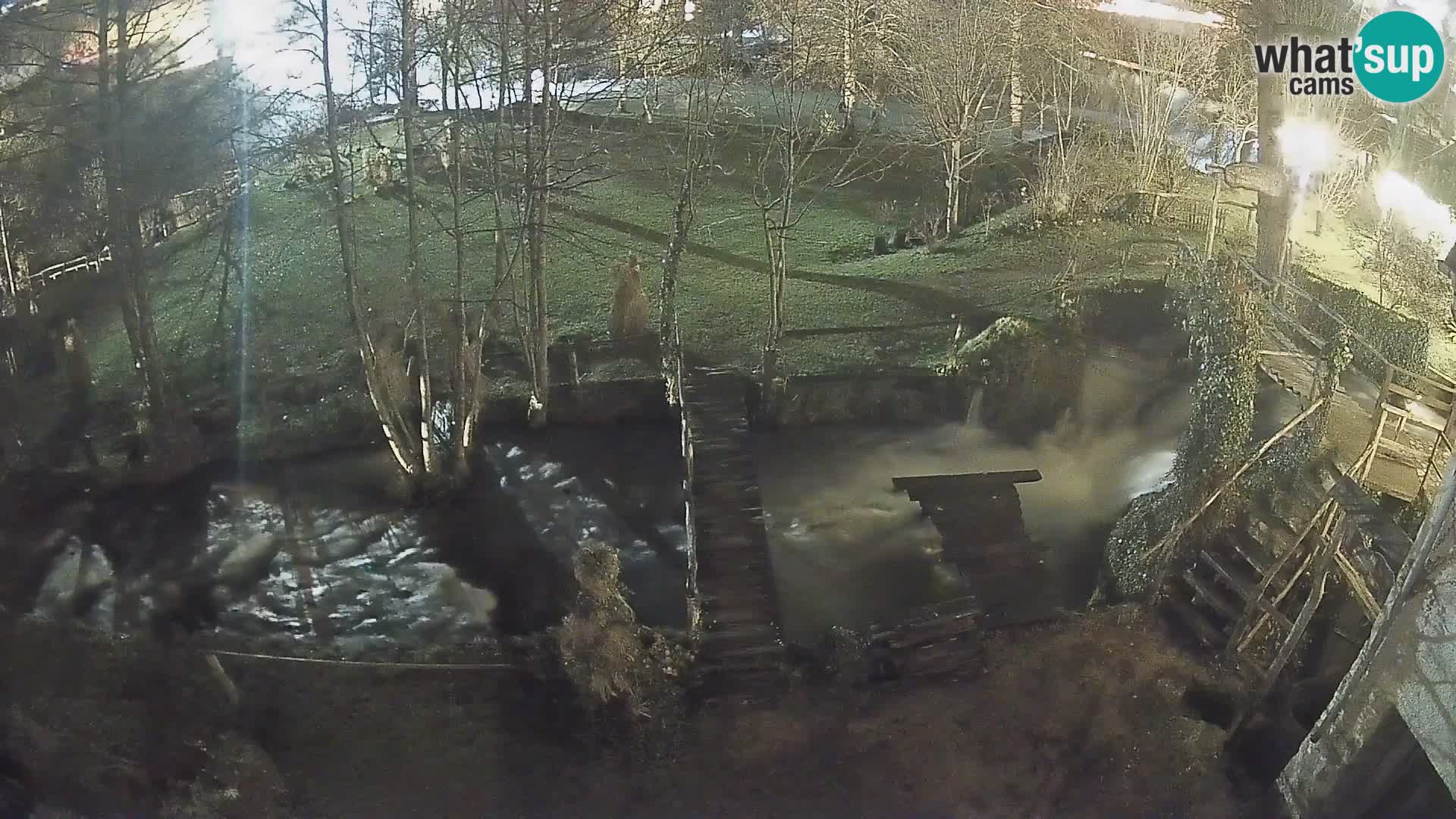 lagos en el río Slunjčica en Rastoke