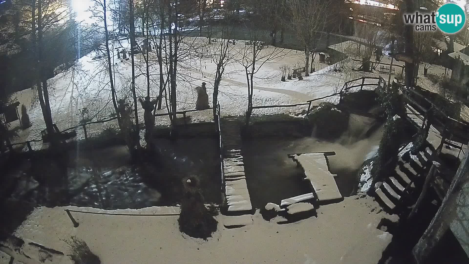 lagos en el río Slunjčica en Rastoke