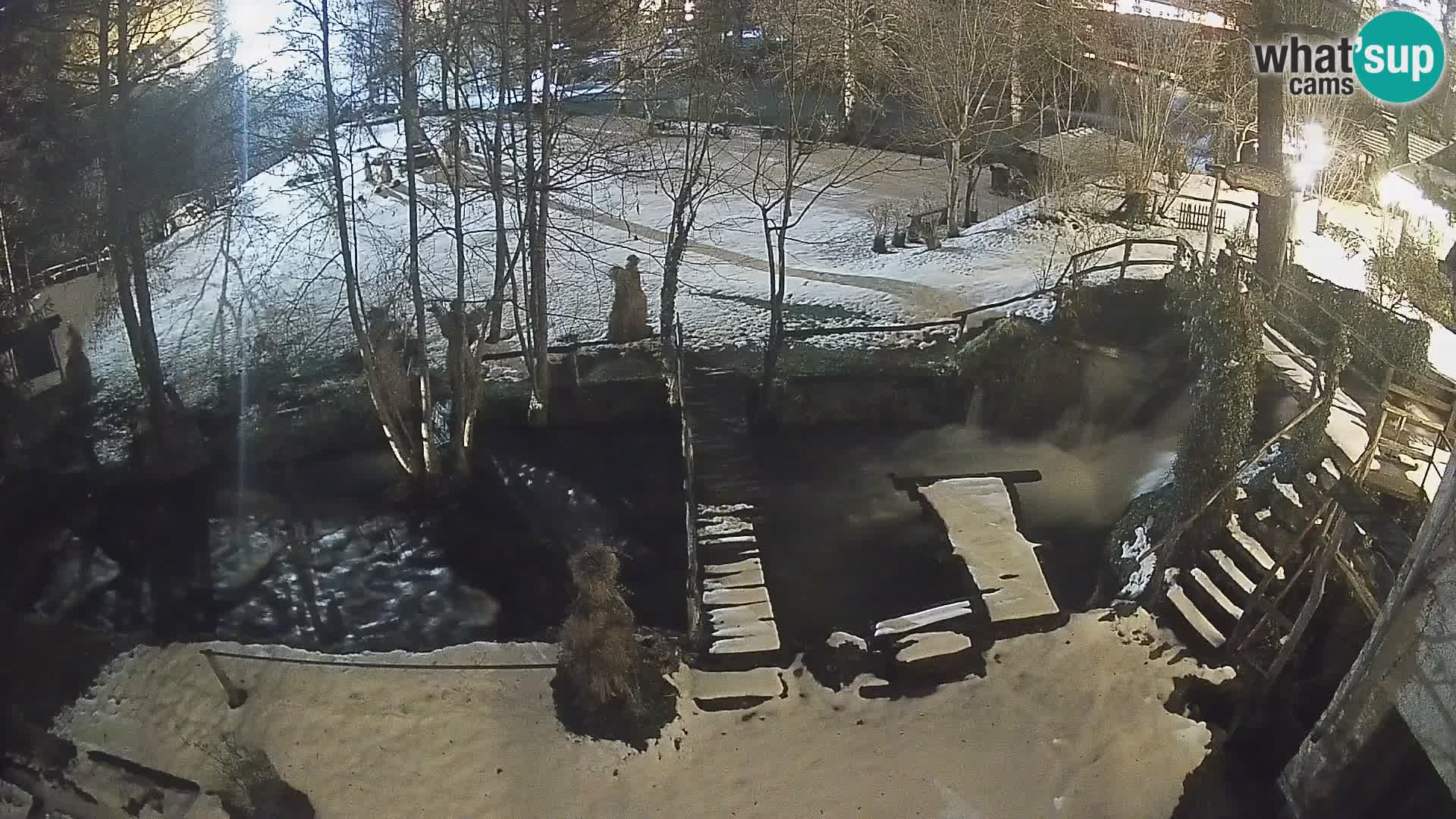 lagos en el río Slunjčica en Rastoke