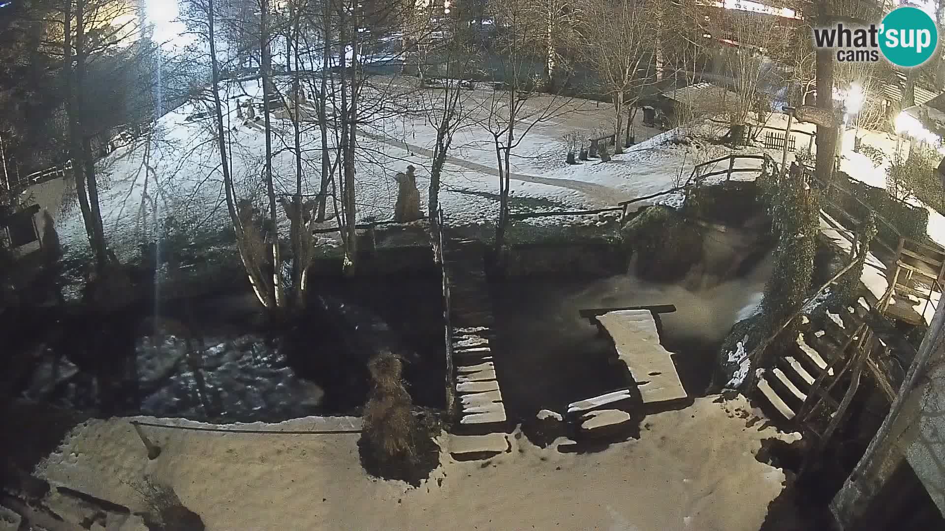 Seen auf dem Fluss Slunjčica in Rastoke