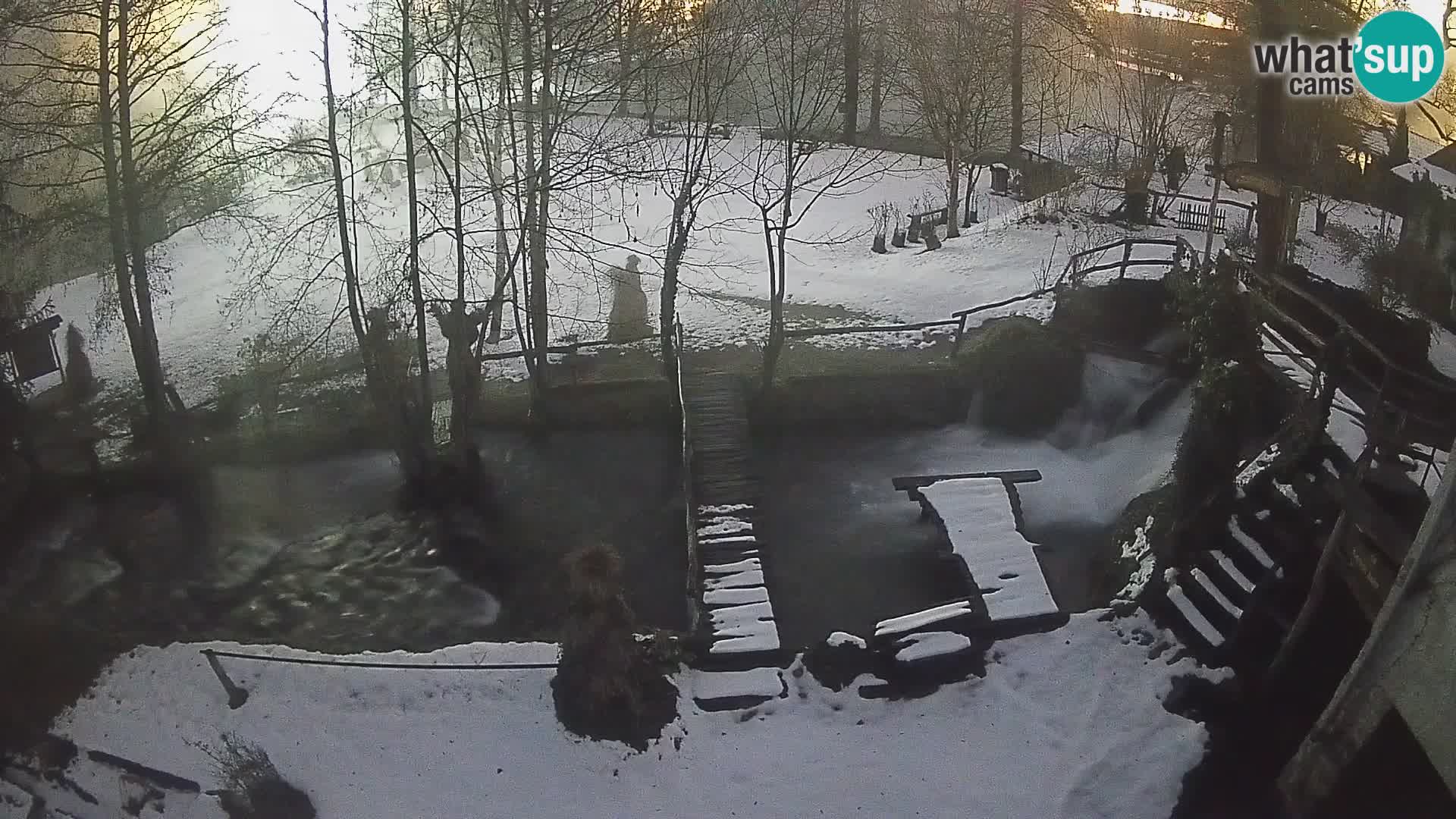 lagos en el río Slunjčica en Rastoke