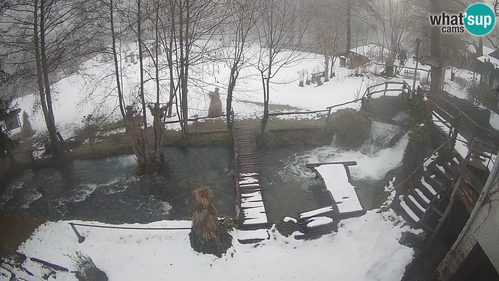 lagos en el río Slunjčica en Rastoke