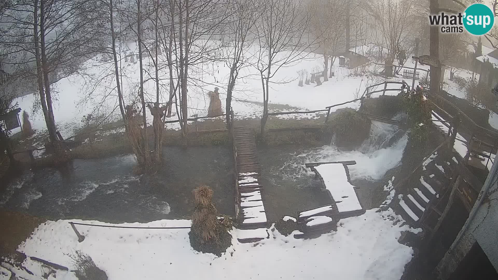 Seen auf dem Fluss Slunjčica in Rastoke