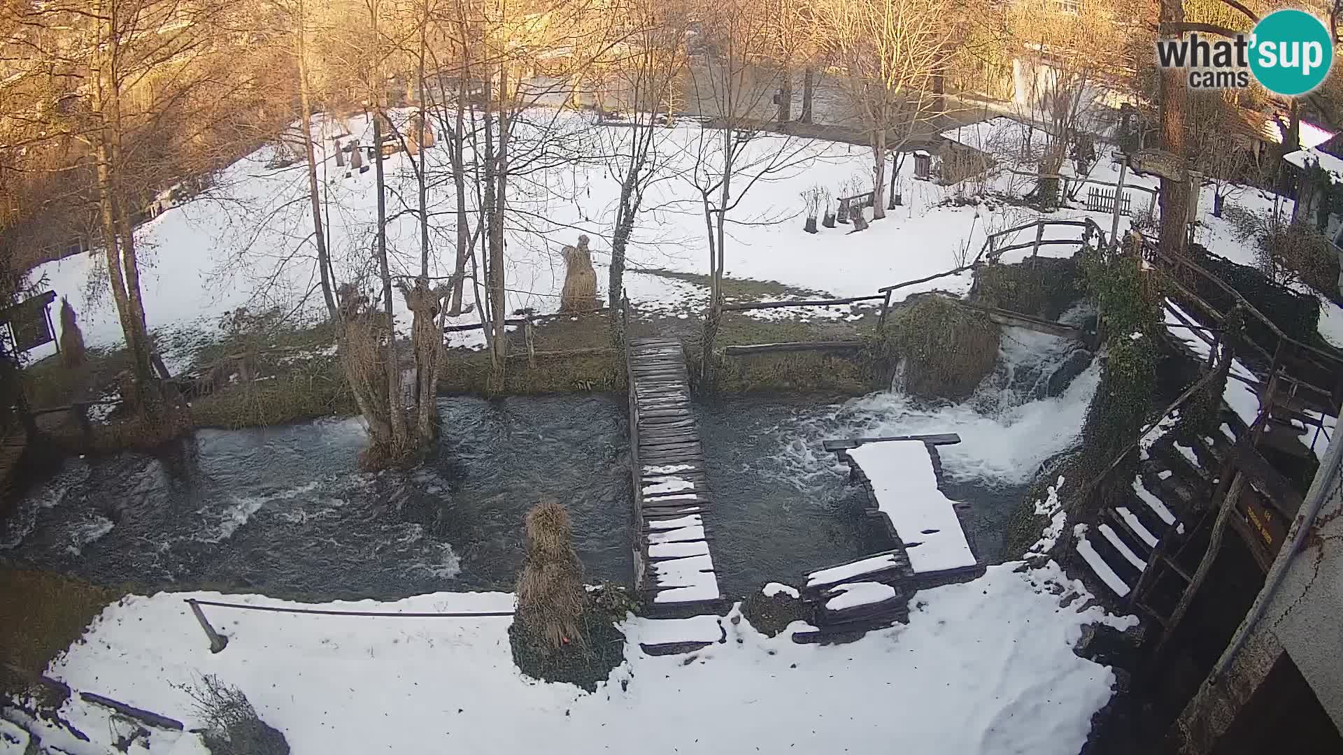 lagos en el río Slunjčica en Rastoke