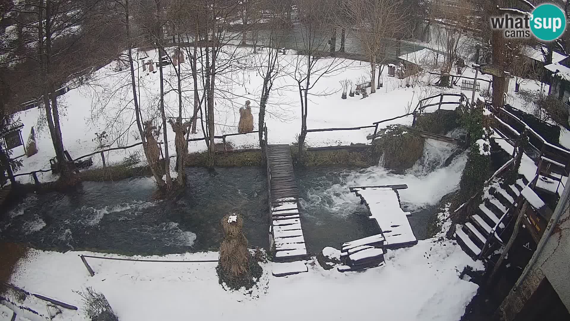 lagos en el río Slunjčica en Rastoke