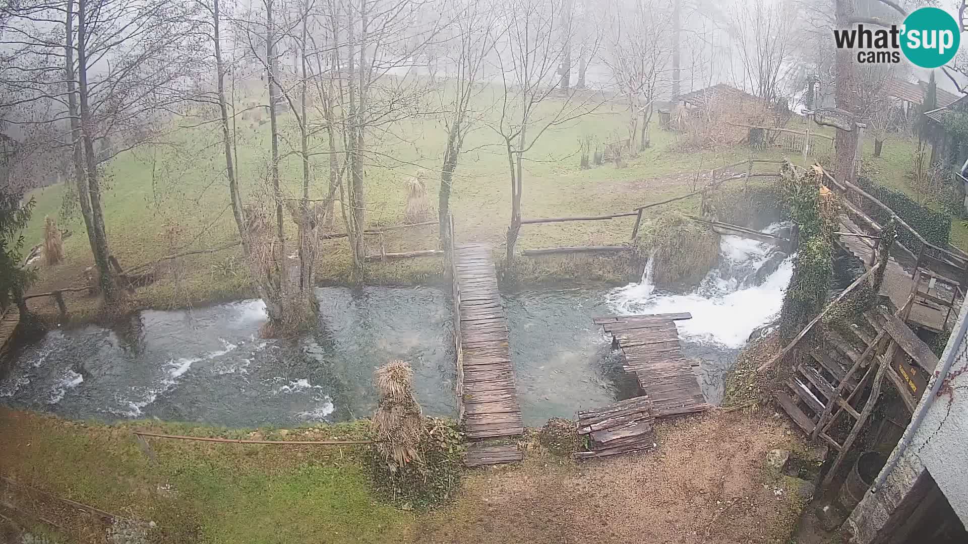 Jezera na reki Slunjčica v Rastokah