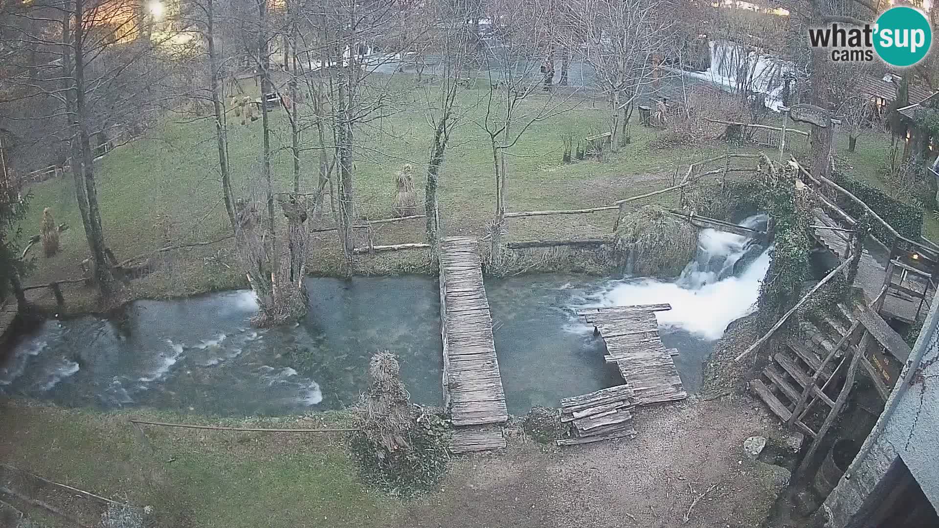 Seen auf dem Fluss Slunjčica in Rastoke