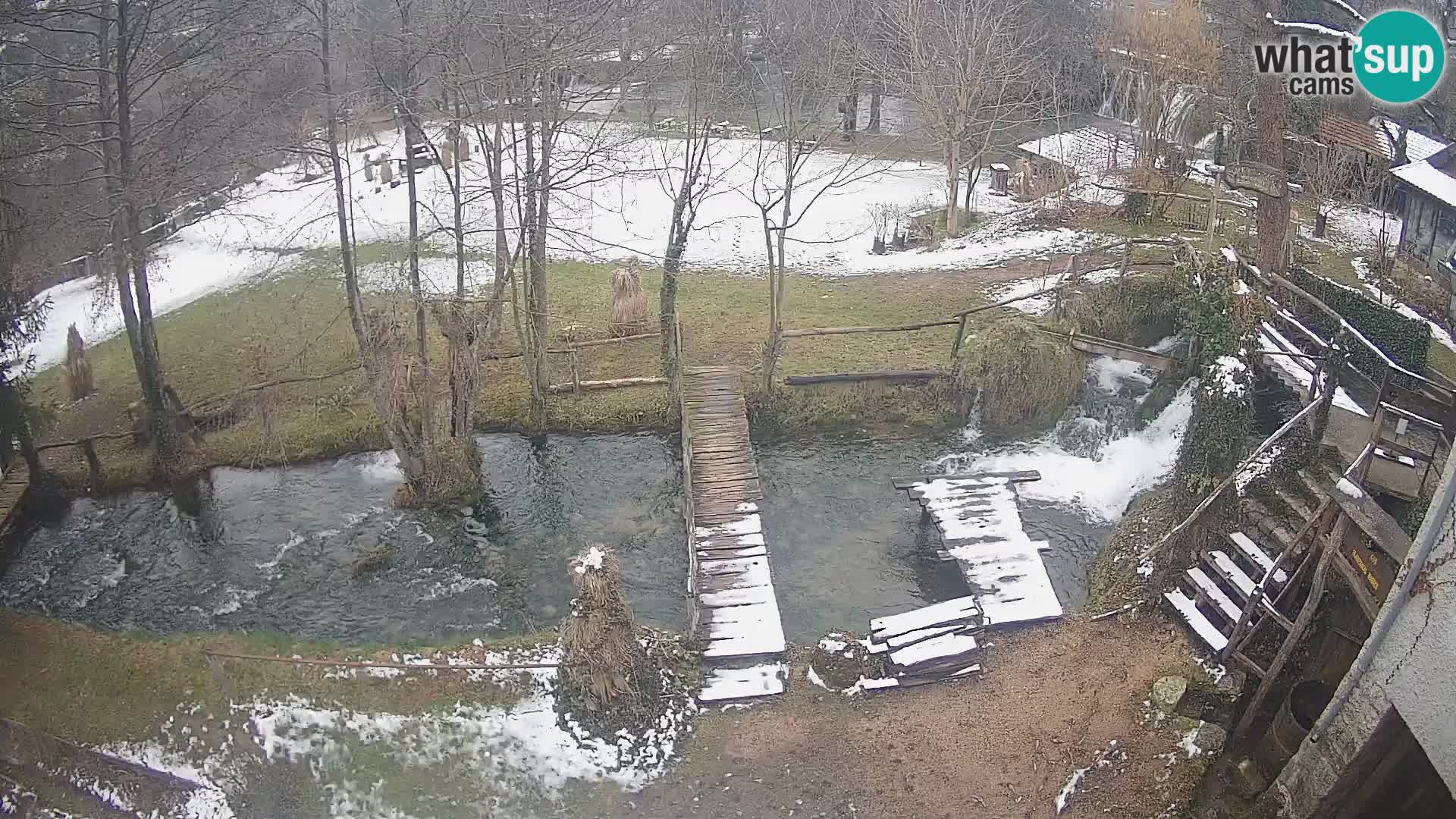 Jezera na reki Slunjčica v Rastokah