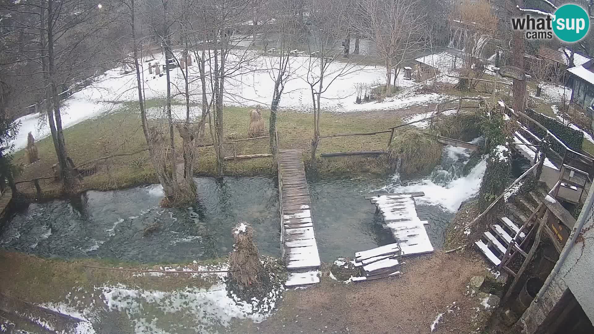 lagos en el río Slunjčica en Rastoke