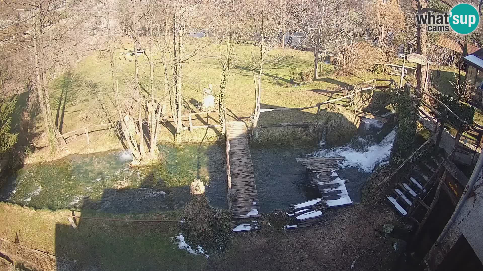 lagos en el río Slunjčica en Rastoke