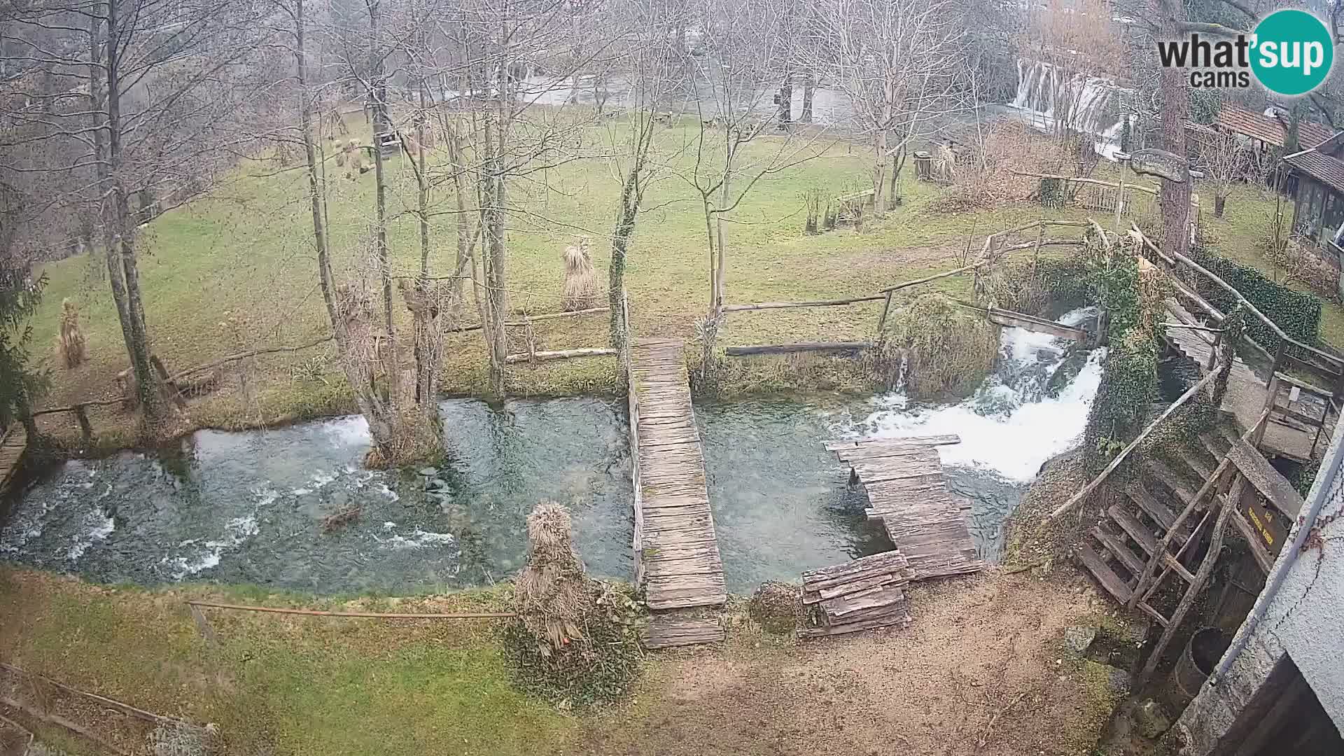 Seen auf dem Fluss Slunjčica in Rastoke