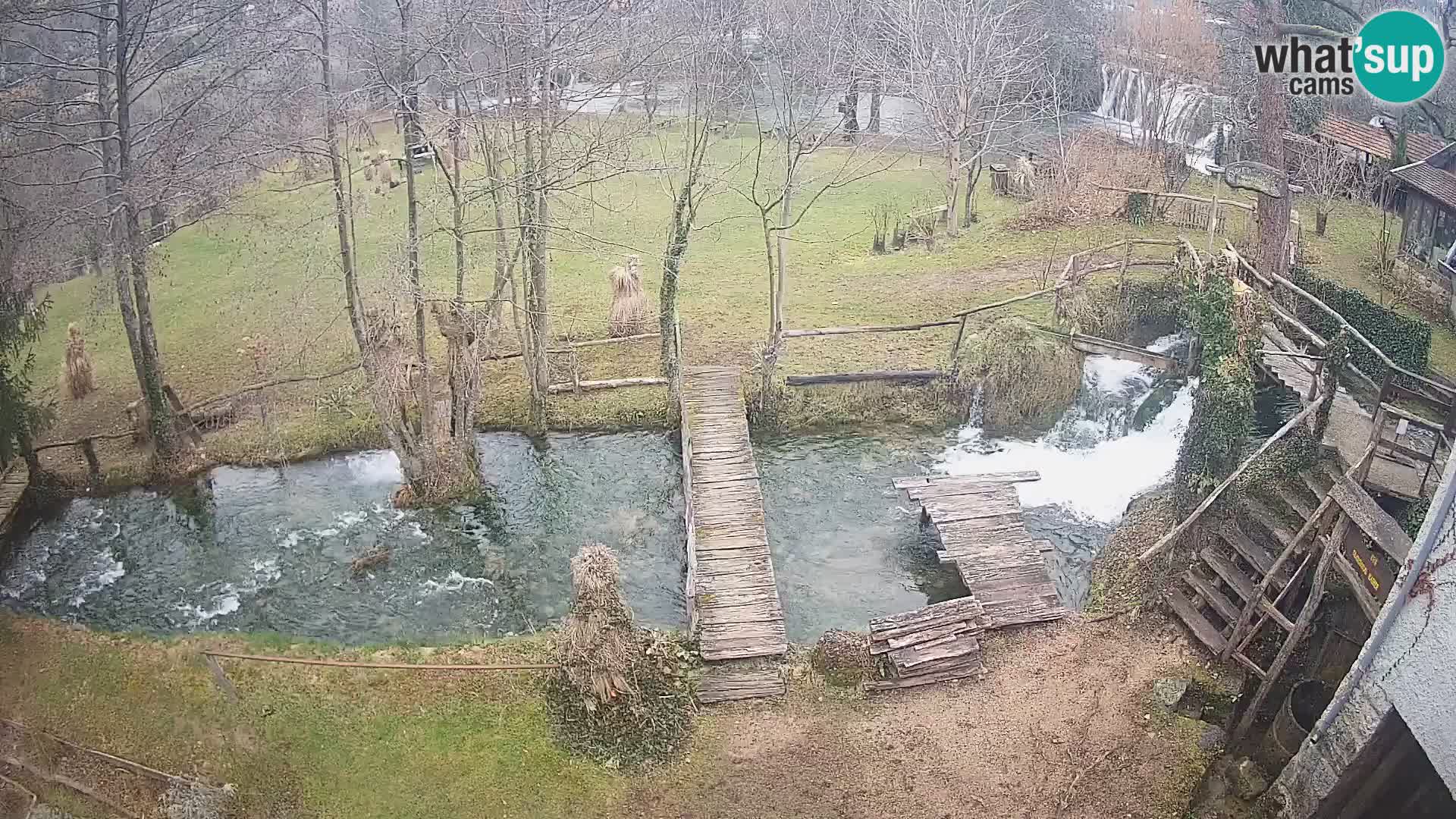 lagos en el río Slunjčica en Rastoke