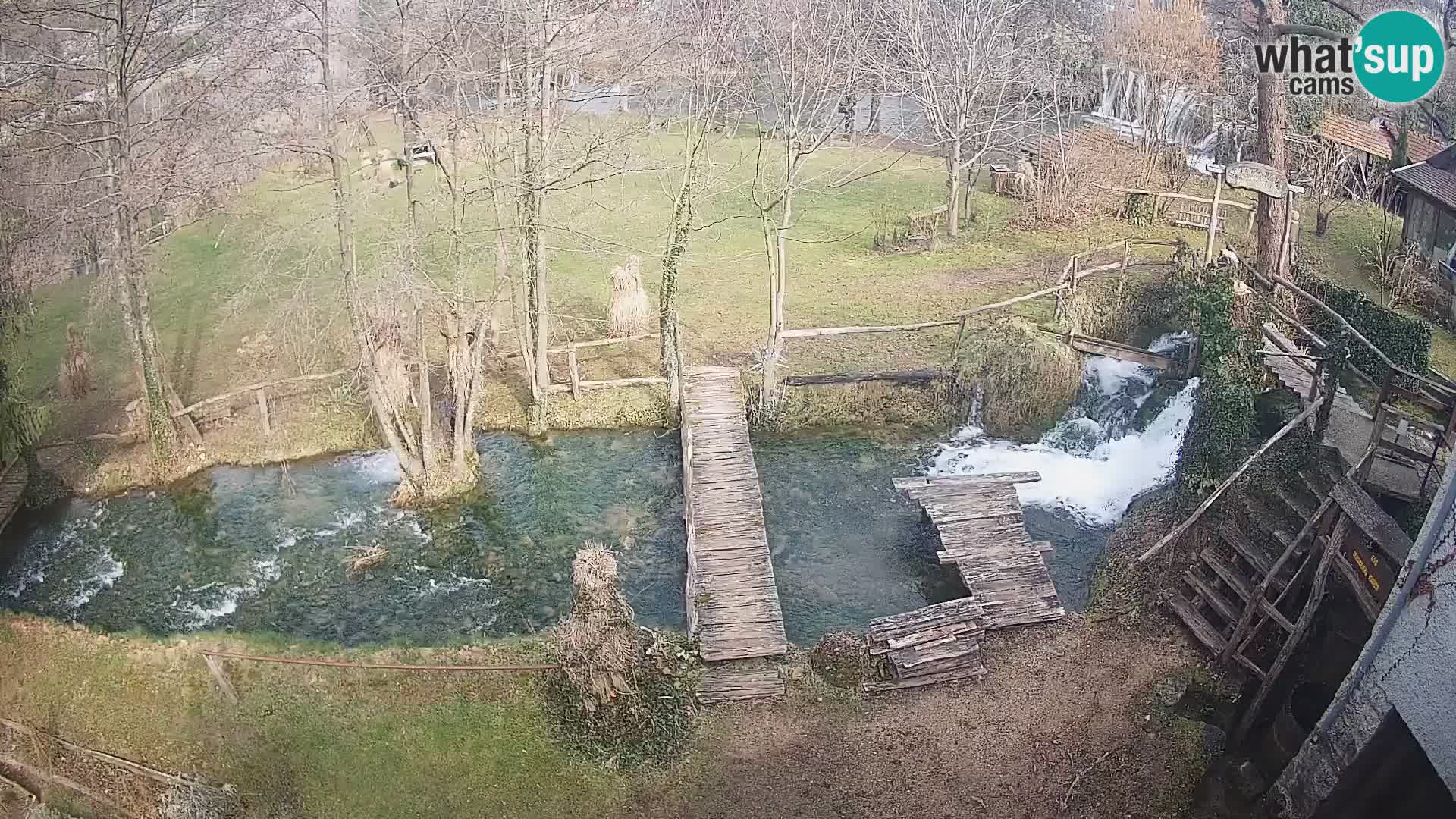 Seen auf dem Fluss Slunjčica in Rastoke