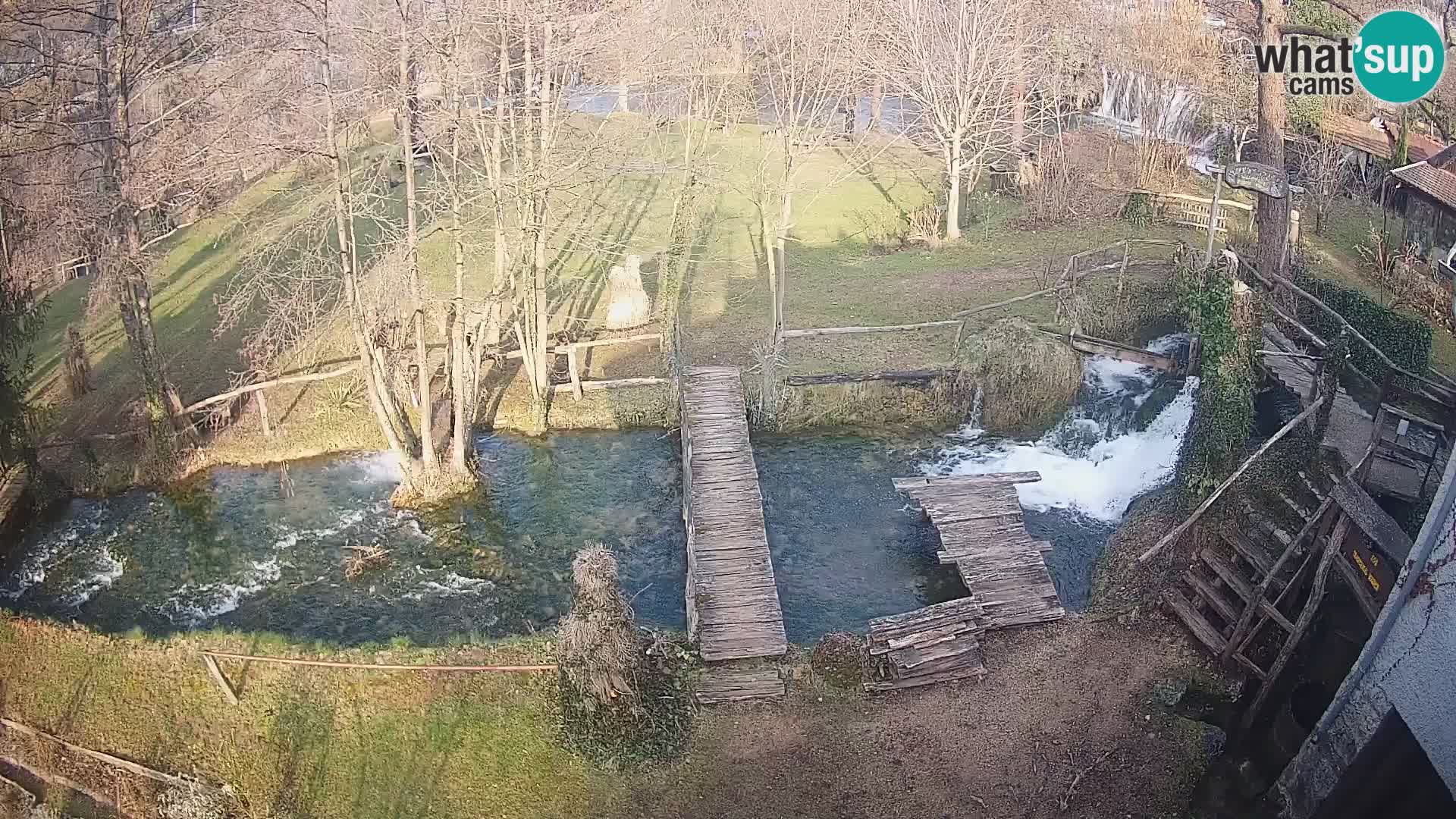 Seen auf dem Fluss Slunjčica in Rastoke