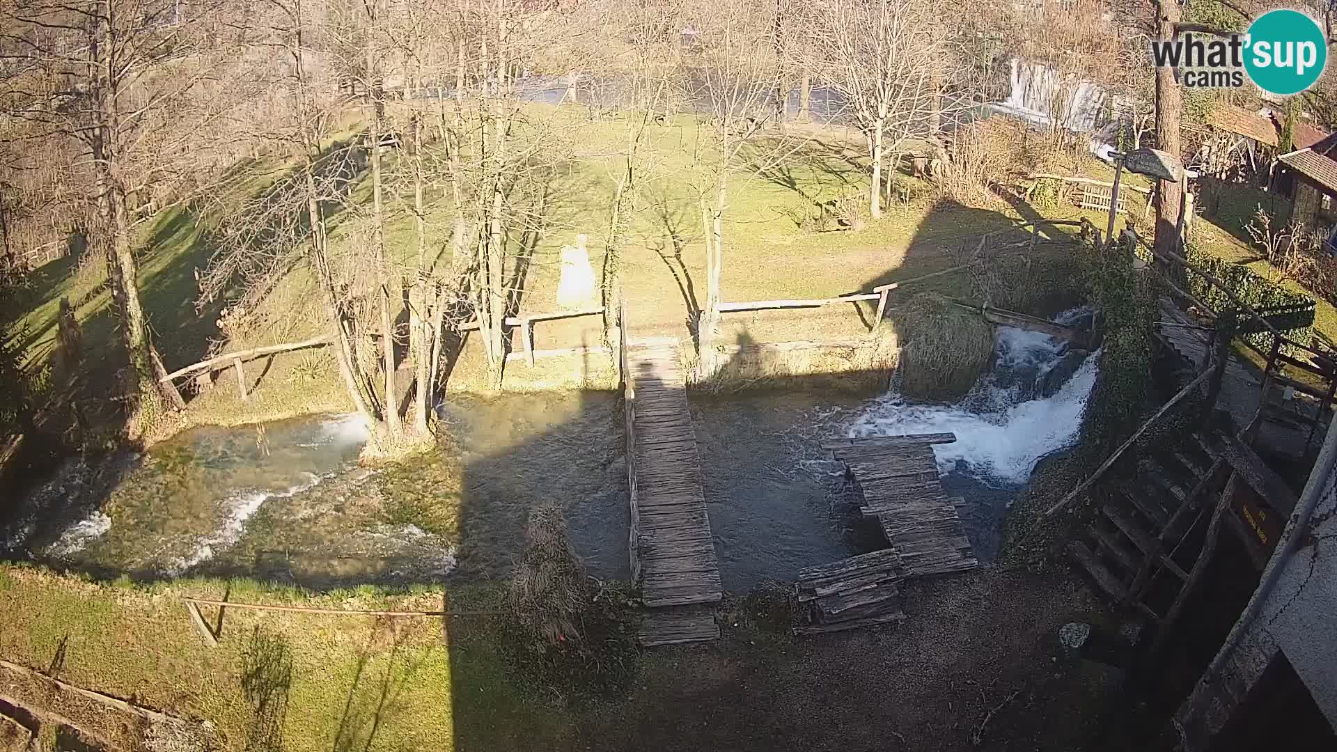 Seen auf dem Fluss Slunjčica in Rastoke