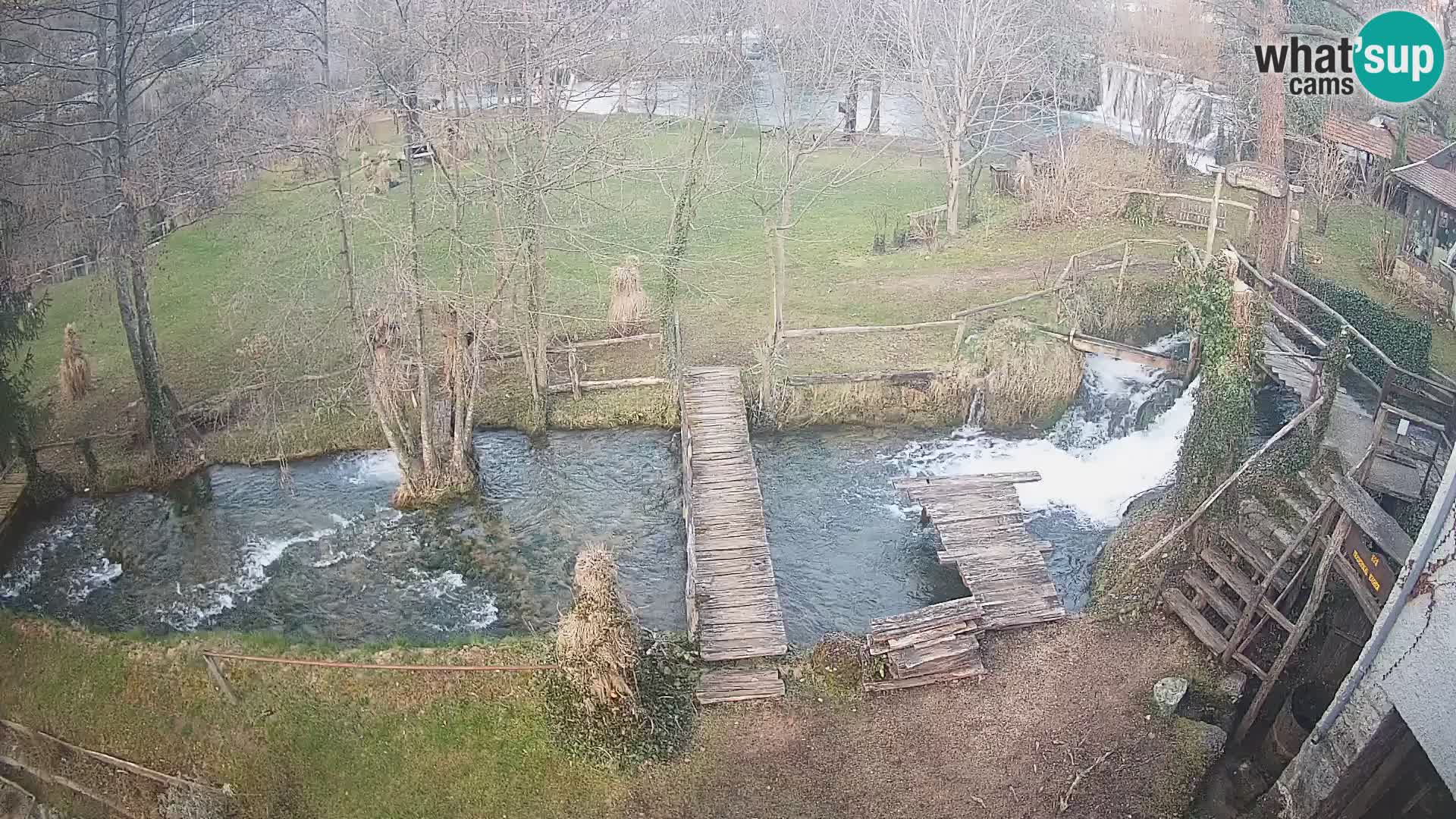 Seen auf dem Fluss Slunjčica in Rastoke