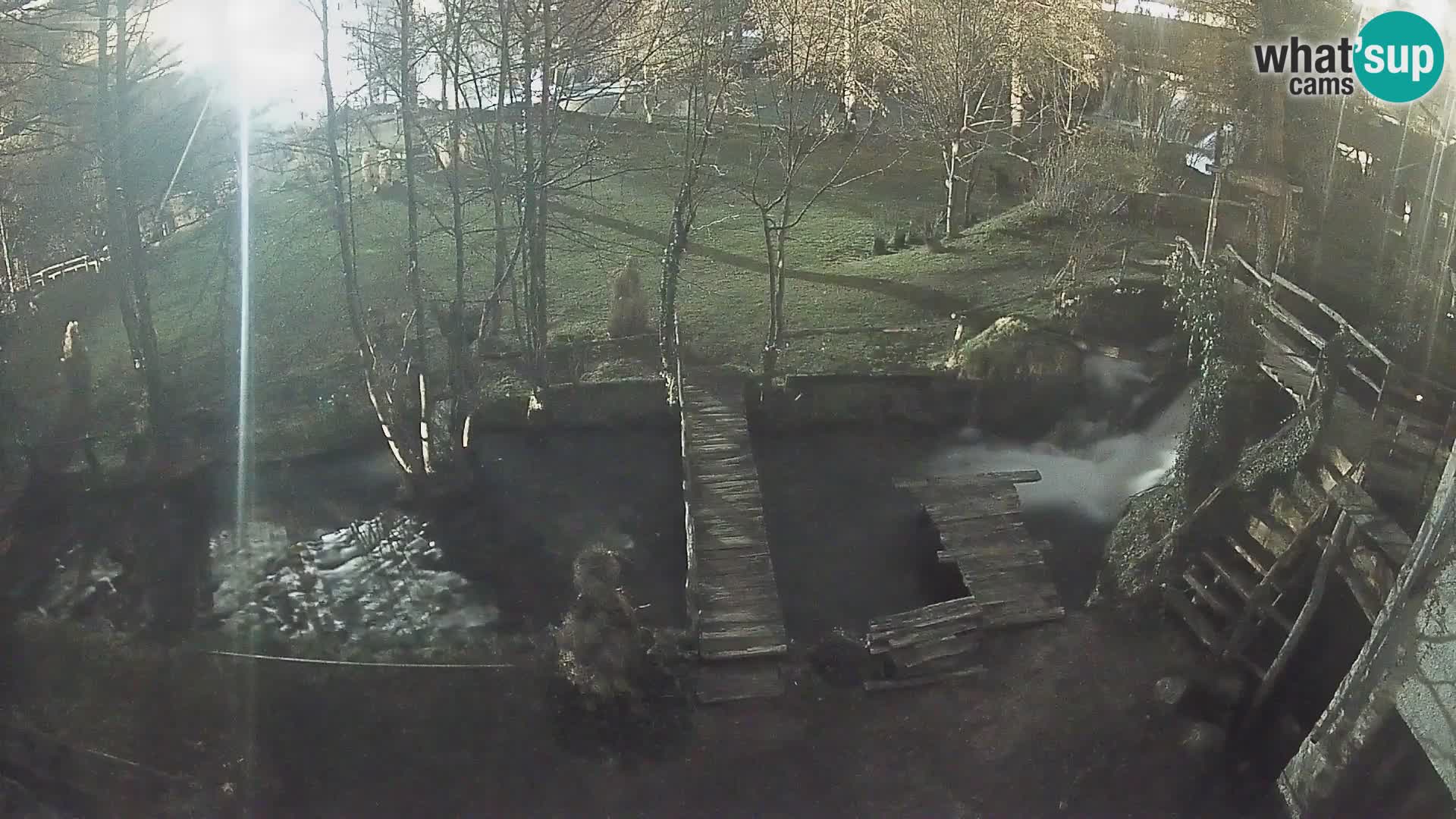 Seen auf dem Fluss Slunjčica in Rastoke