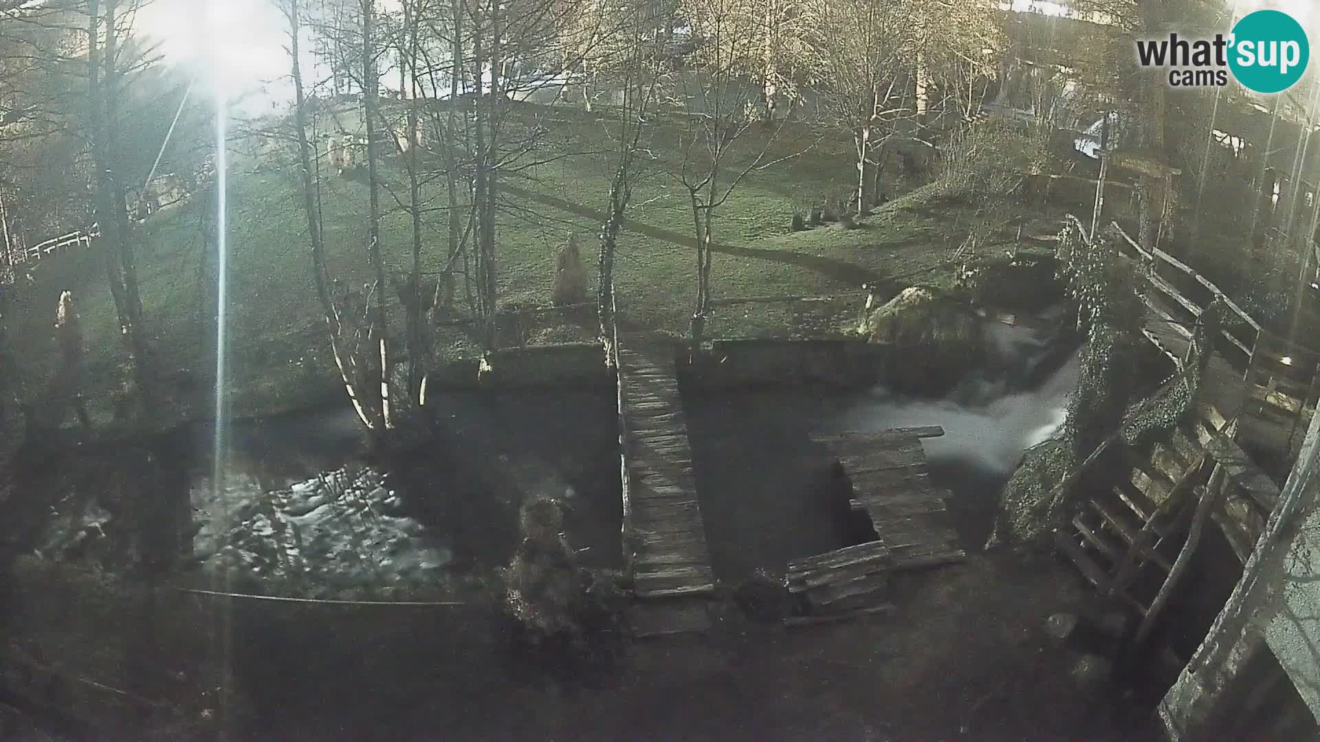 lagos en el río Slunjčica en Rastoke