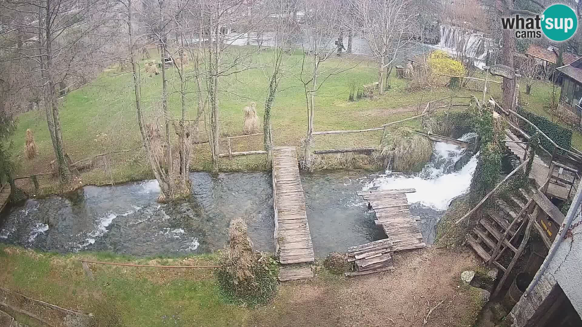 Seen auf dem Fluss Slunjčica in Rastoke