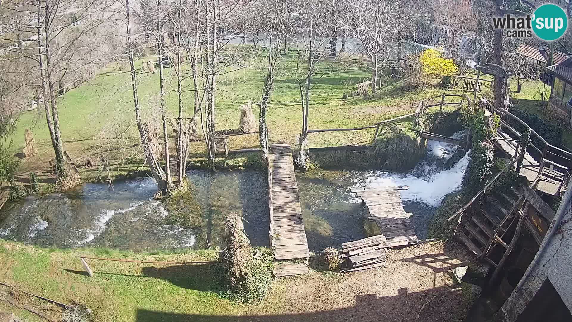 Seen auf dem Fluss Slunjčica in Rastoke