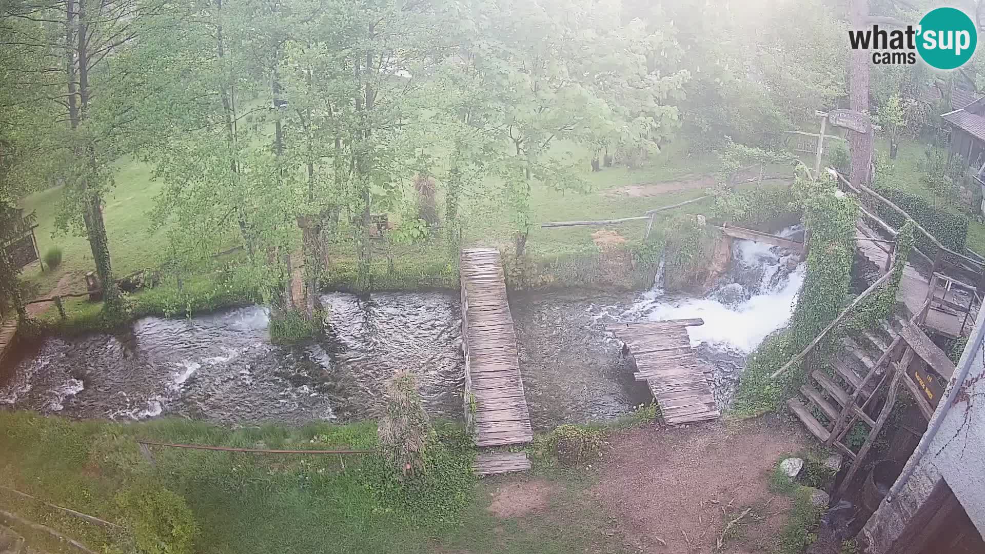 Jezera na reki Slunjčica v Rastokah