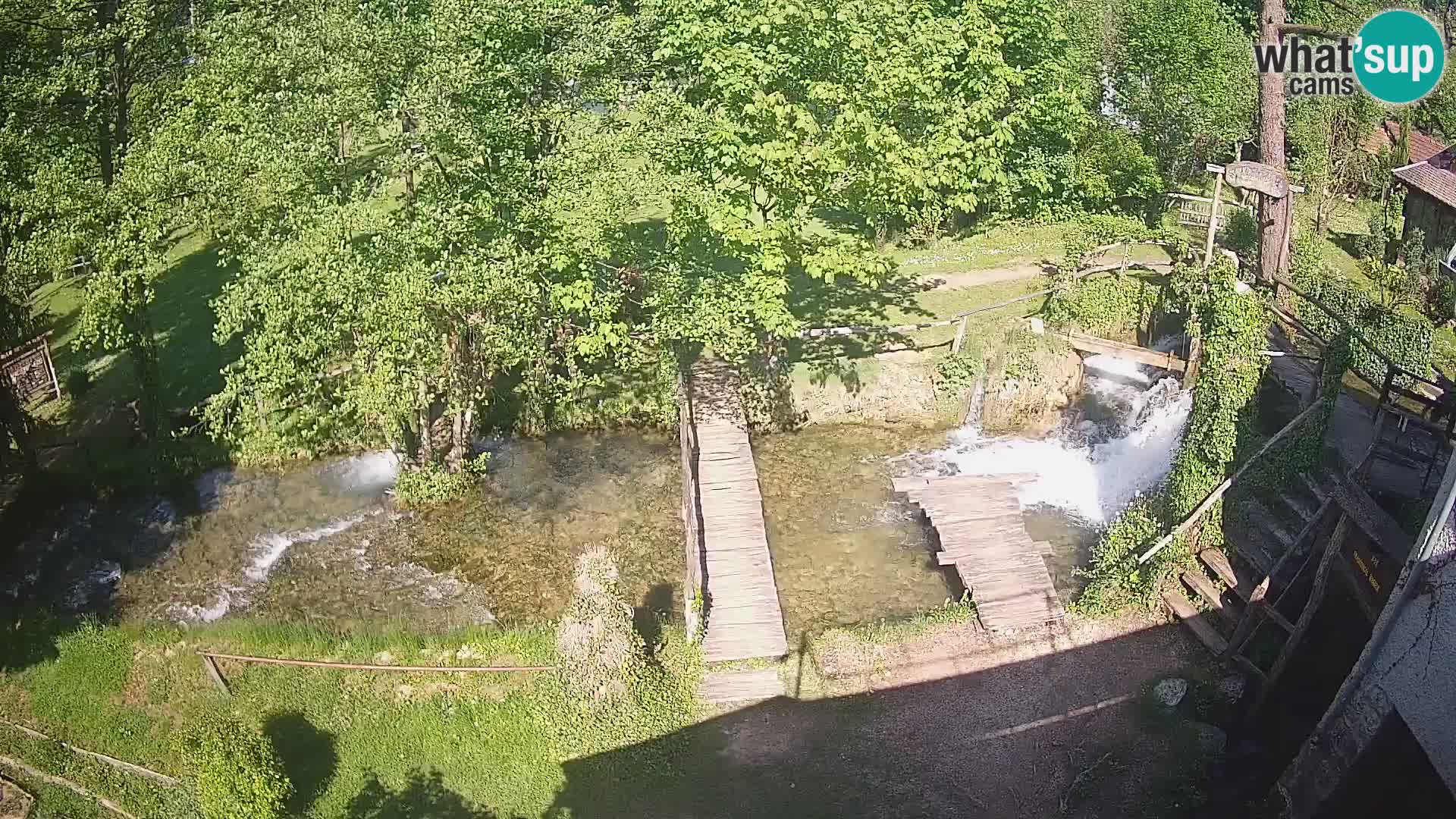 Jezera na reki Slunjčica v Rastokah