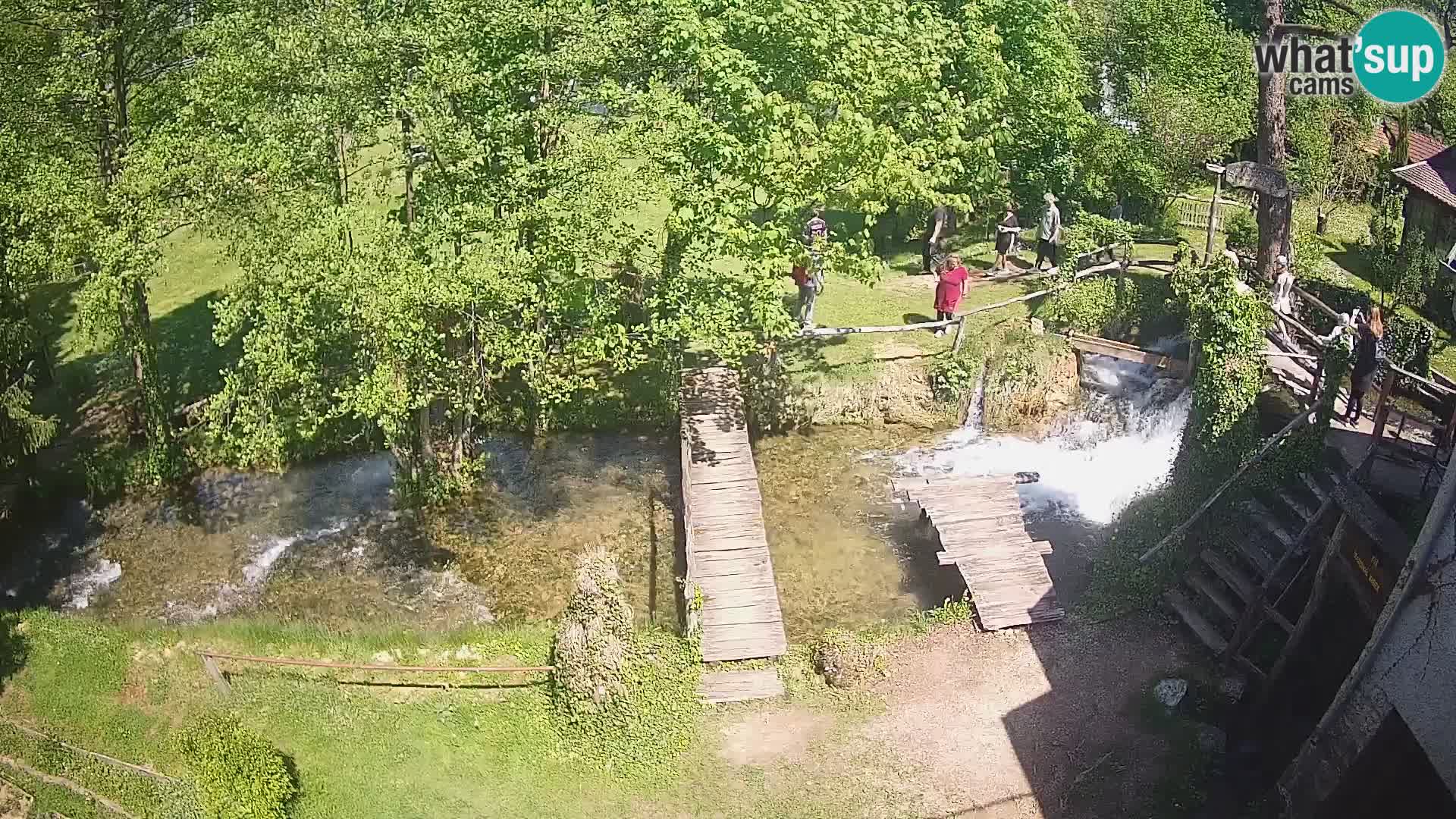 Jezera na reki Slunjčica v Rastokah