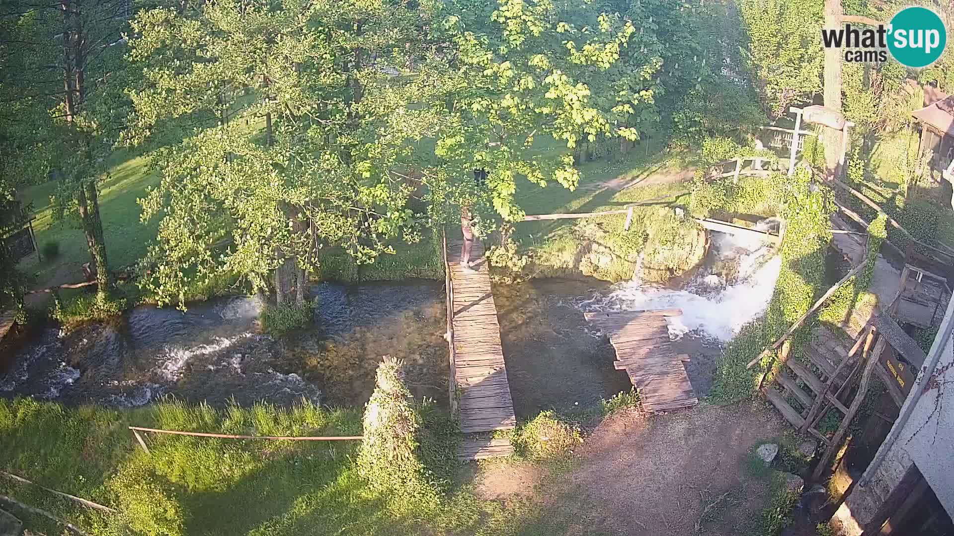 Jezera na reki Slunjčica v Rastokah