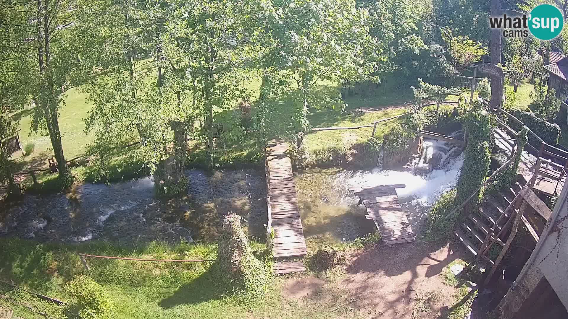 Jezera na reki Slunjčica v Rastokah