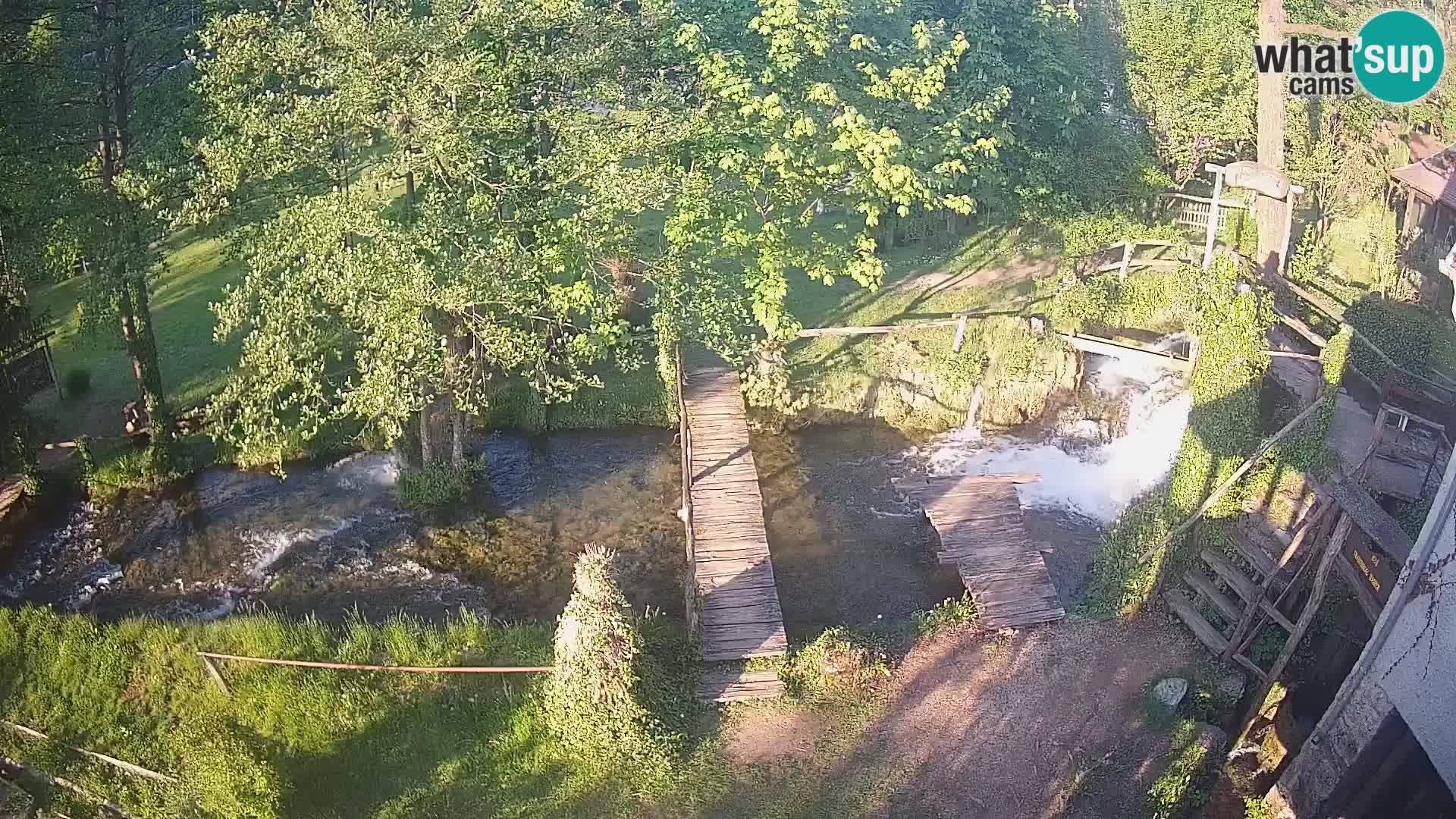 Jezera na reki Slunjčica v Rastokah