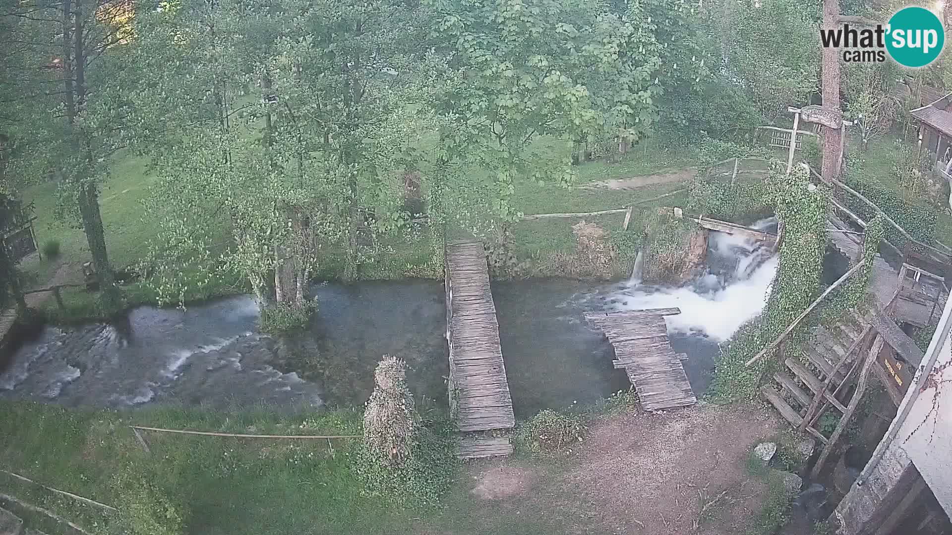 lagos en el río Slunjčica en Rastoke
